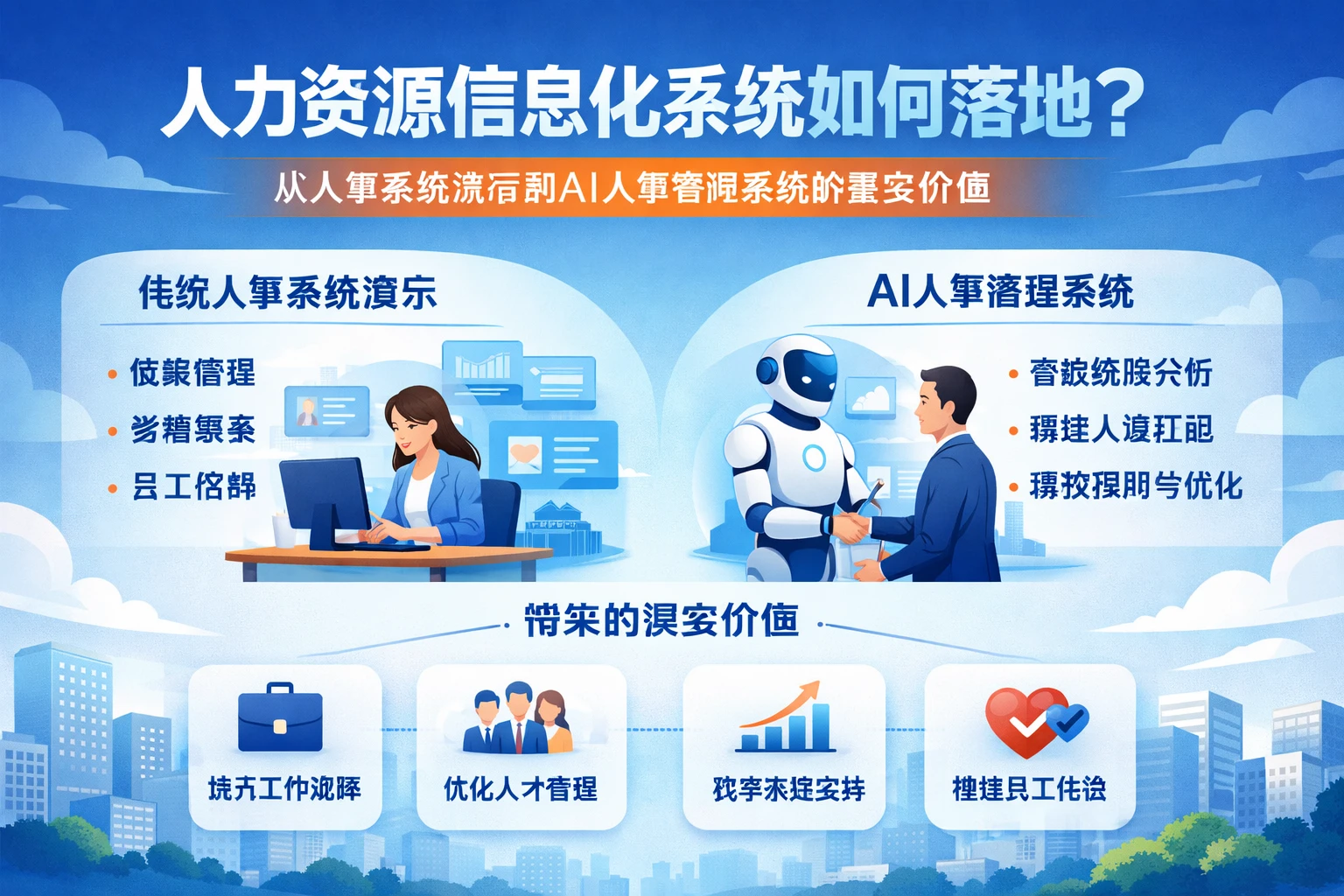 人力资源信息化系统如何落地？从人事系统演示到AI人事管理系统的真实价值