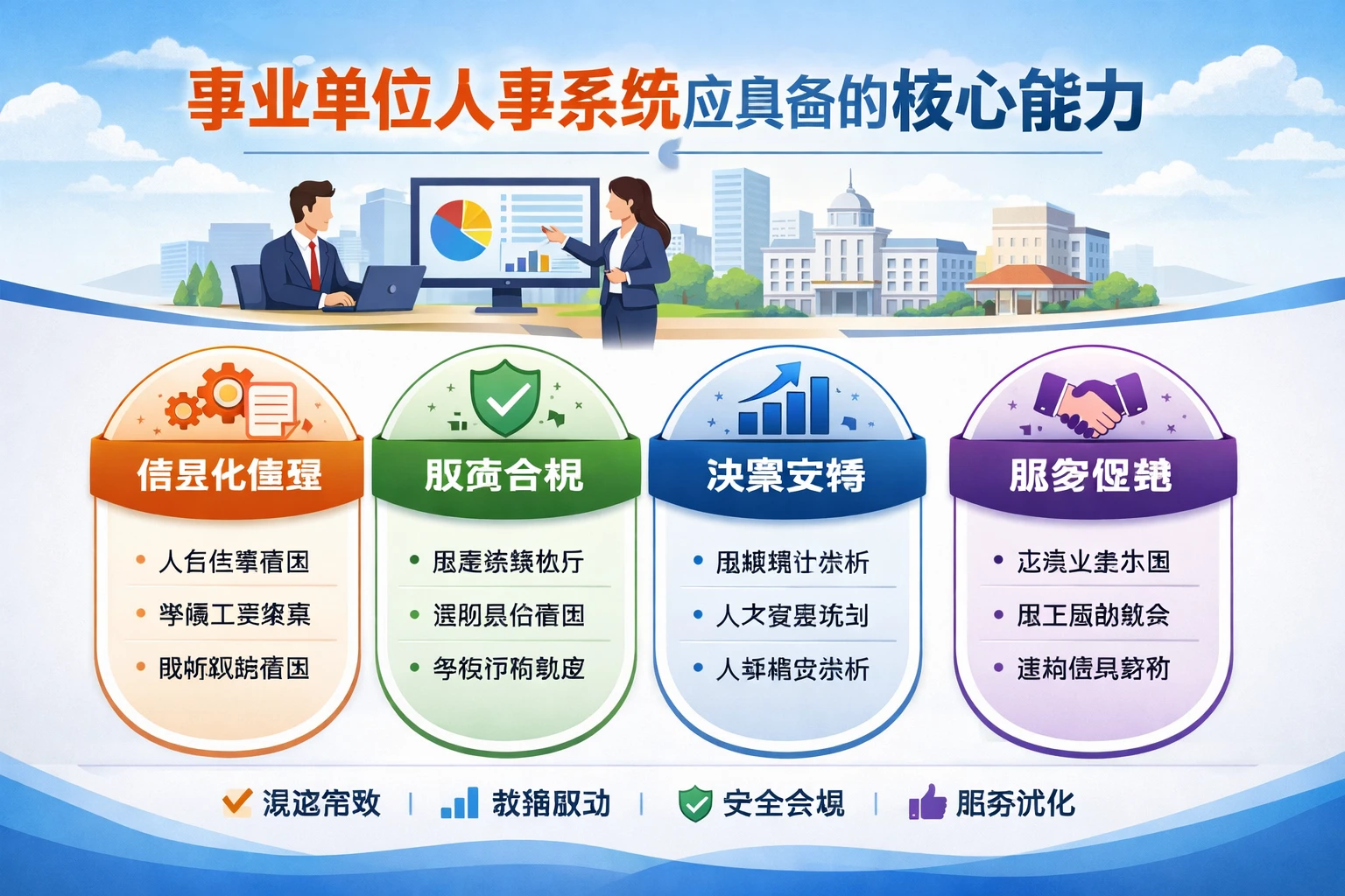 事业单位人事系统应具备的核心能力