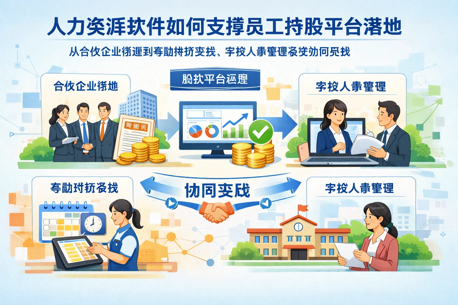 人力资源软件如何支撑员工持股平台落地：从合伙企业搭建到考勤排班系统、学校人事管理系统协同实践