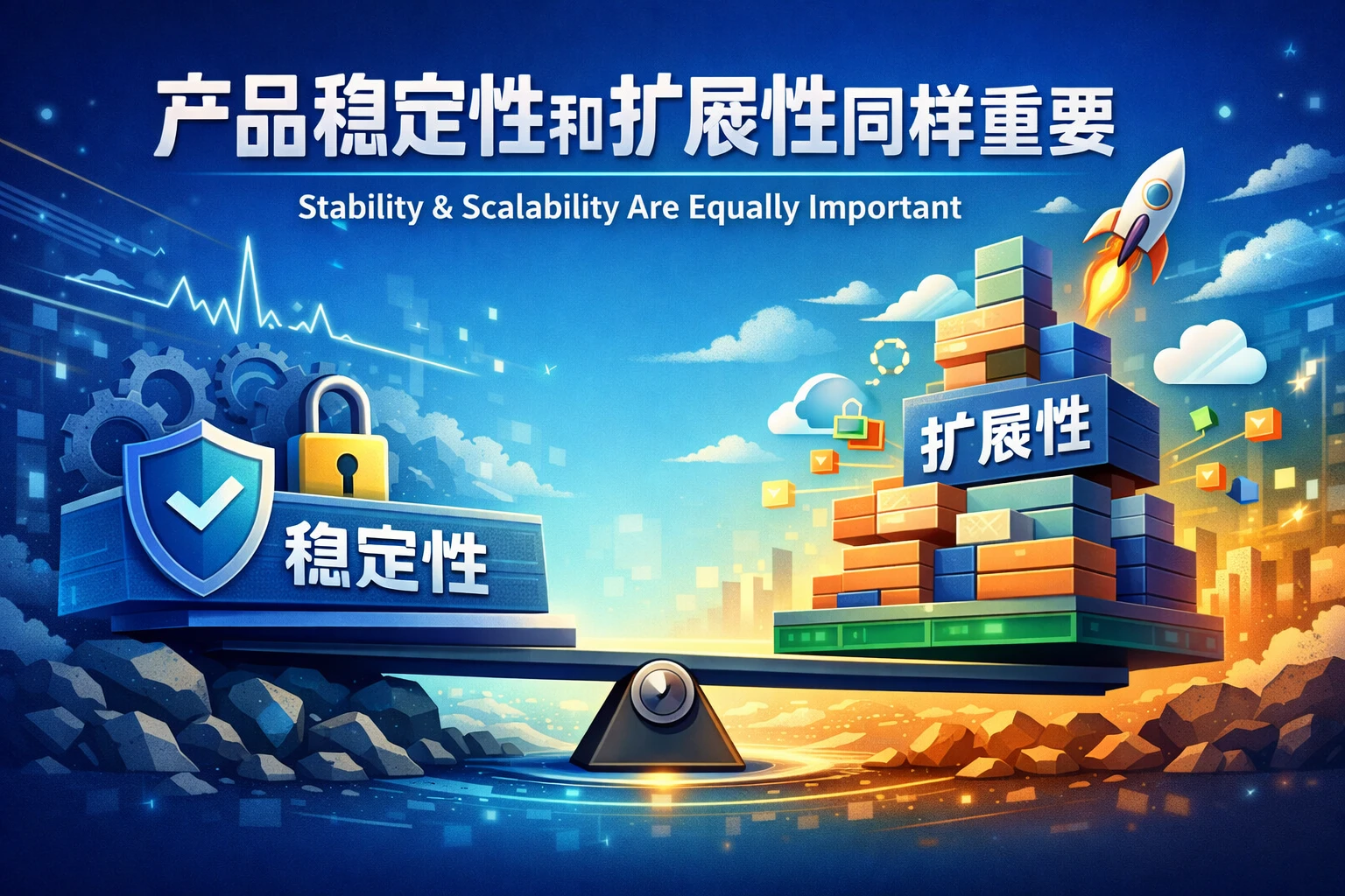 产品稳定性和扩展性同样重要