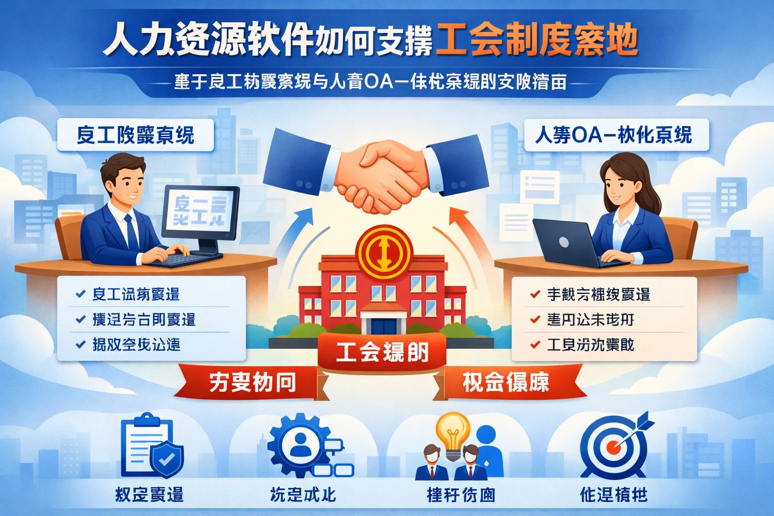 人力资源软件如何支撑工会制度落地：基于员工档案系统与人事OA一体化系统的实施指南