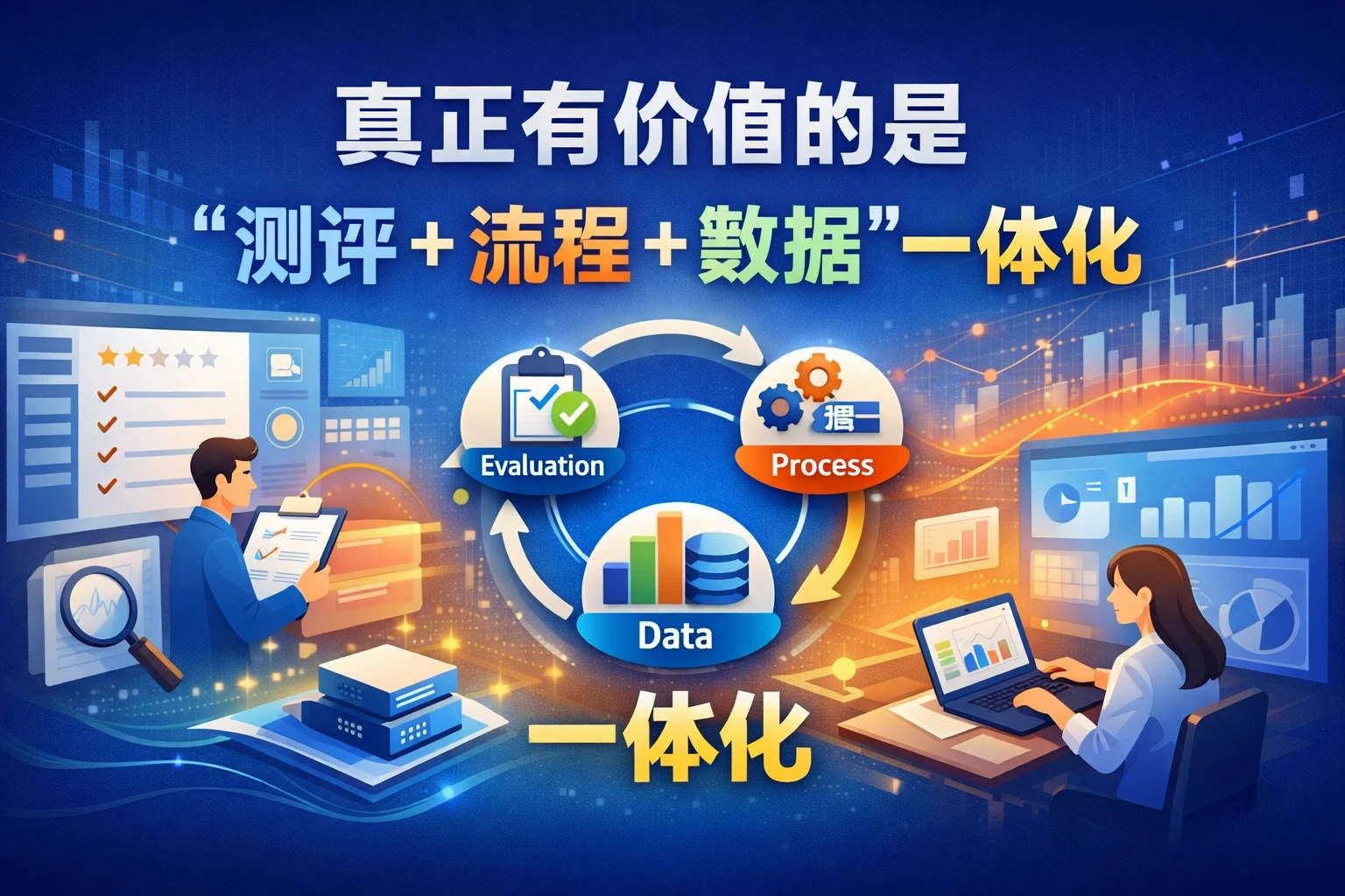 真正有价值的是“测评+流程+数据”一体化