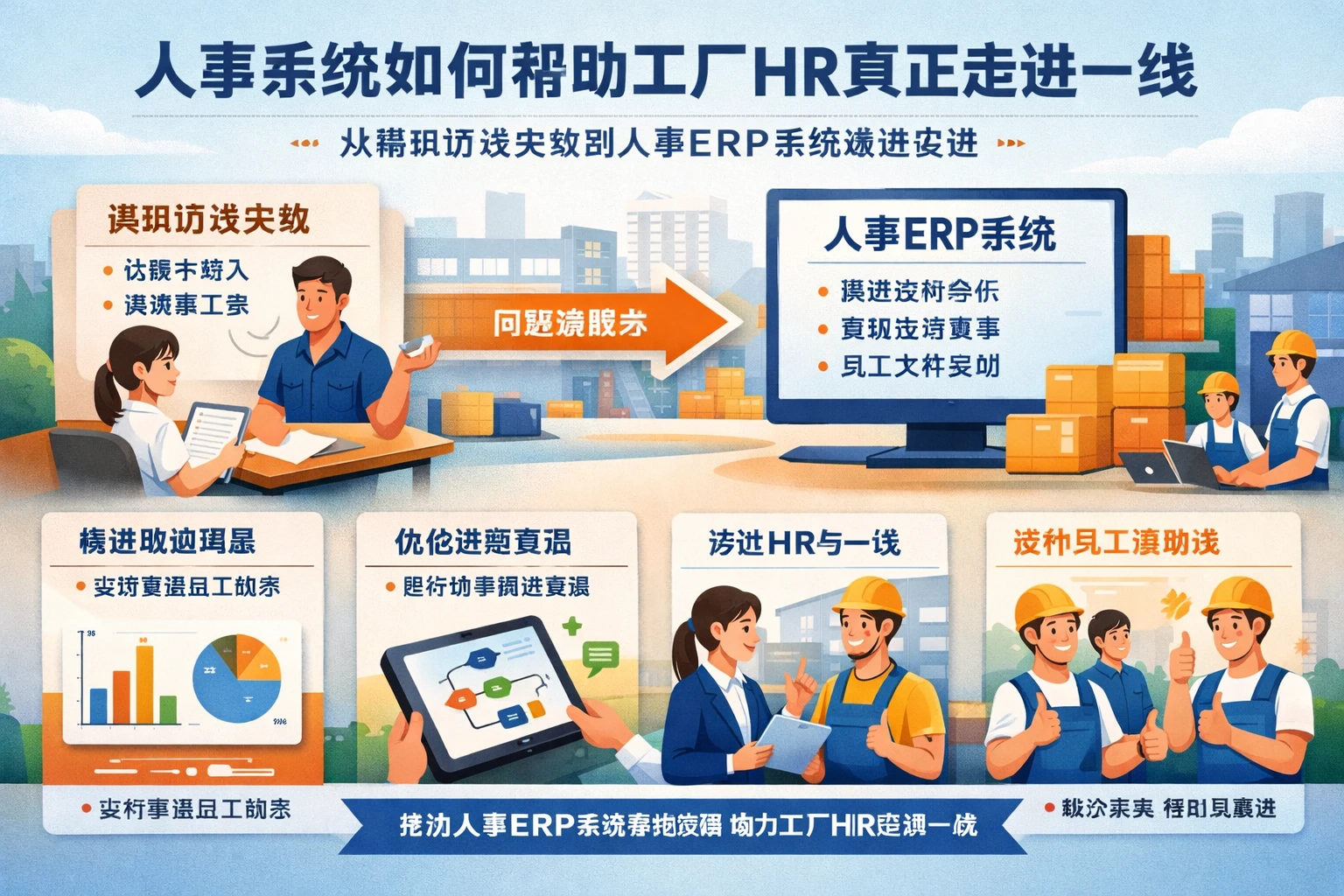 人事系统如何帮助工厂HR真正走进一线：从离职访谈失效到人事ERP系统落地实践