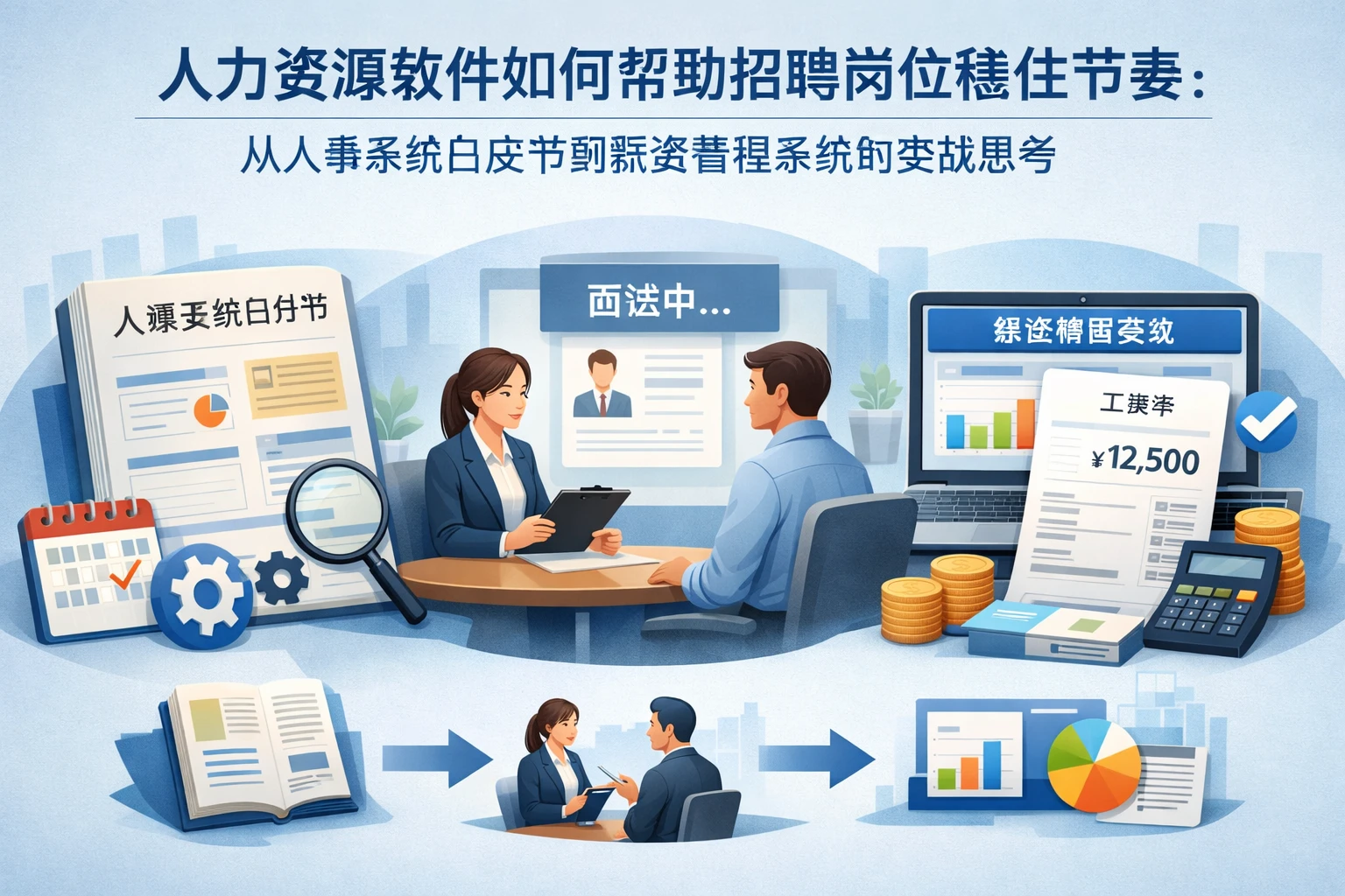 人力资源软件如何帮助招聘岗位稳住节奏：从人事系统白皮书到薪资管理系统的实战思考