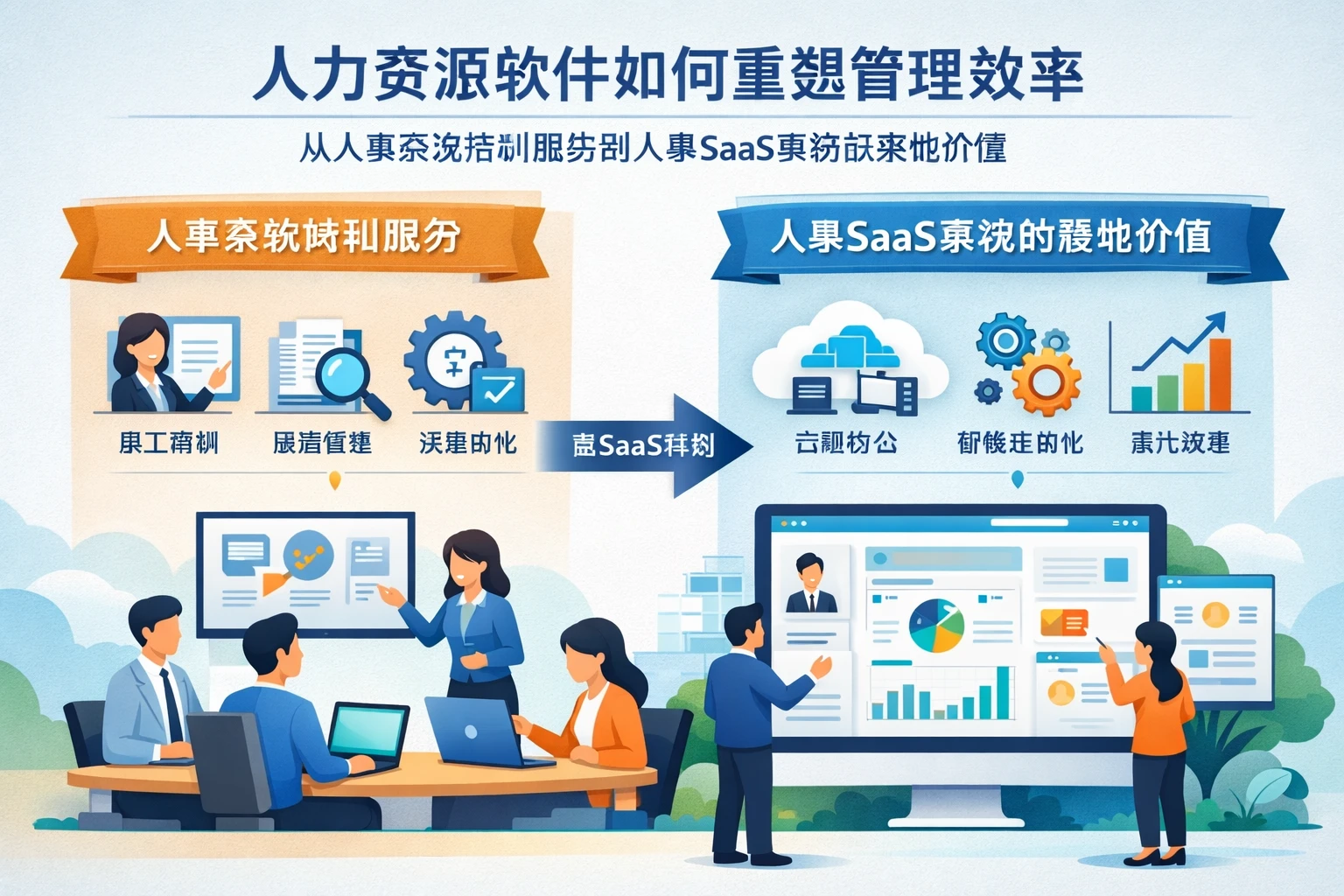 人力资源软件如何重塑管理效率:从人事系统培训服务到人事SaaS系统的落地价值