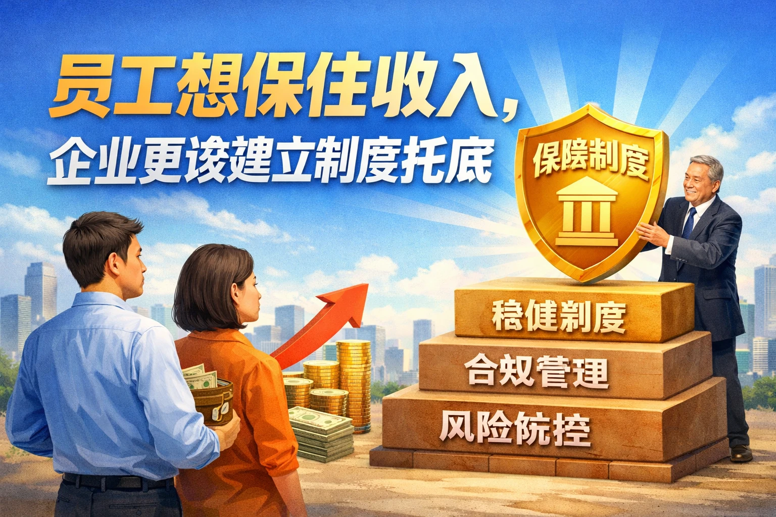 员工想保住收入,企业更该建立制度托底