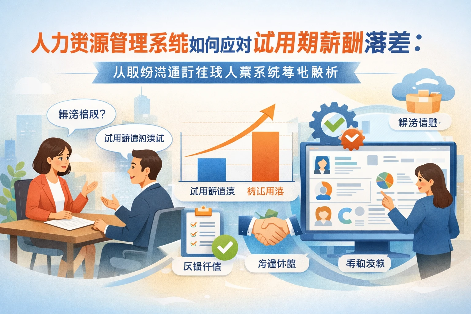 人力资源管理系统如何应对试用期薪酬落差：从职场沟通到在线人事系统落地解析