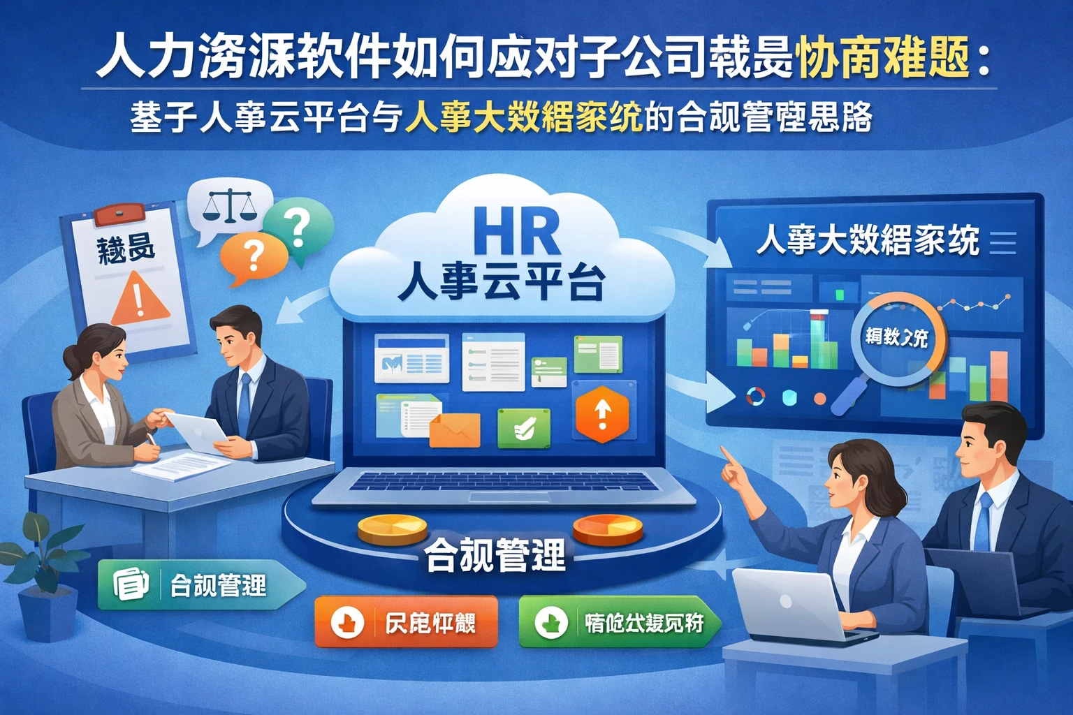 人力资源软件如何应对子公司裁员协商难题：基于人事云平台与人事大数据系统的合规管理思路