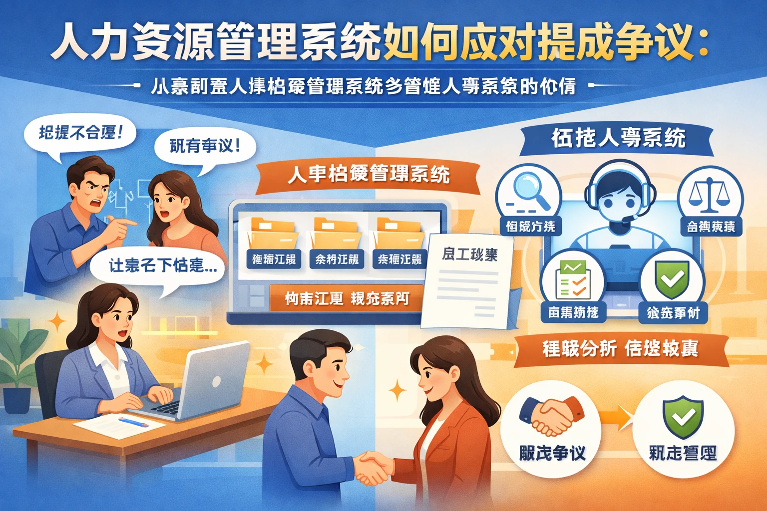 人力资源管理系统如何应对提成争议：从案例看人事档案管理系统与智能人事系统的价值