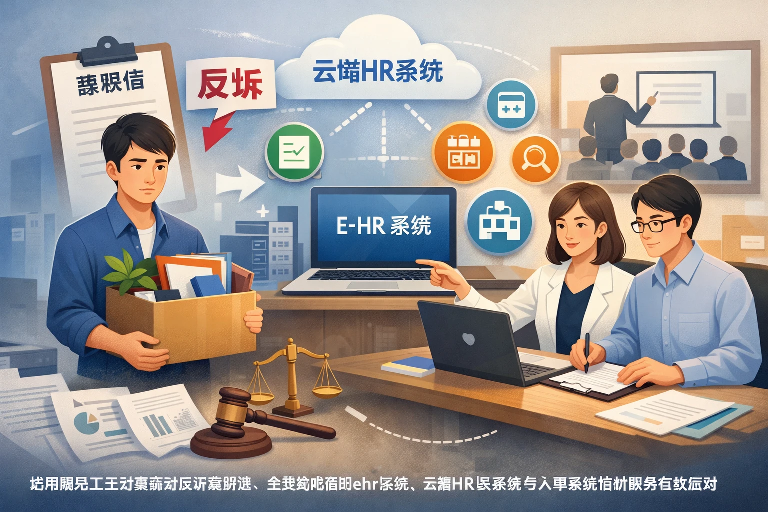 试用期员工主动离职却反诉被辞退，企业如何借助ehr系统、云端HR系统与人事系统培训服务有效应对