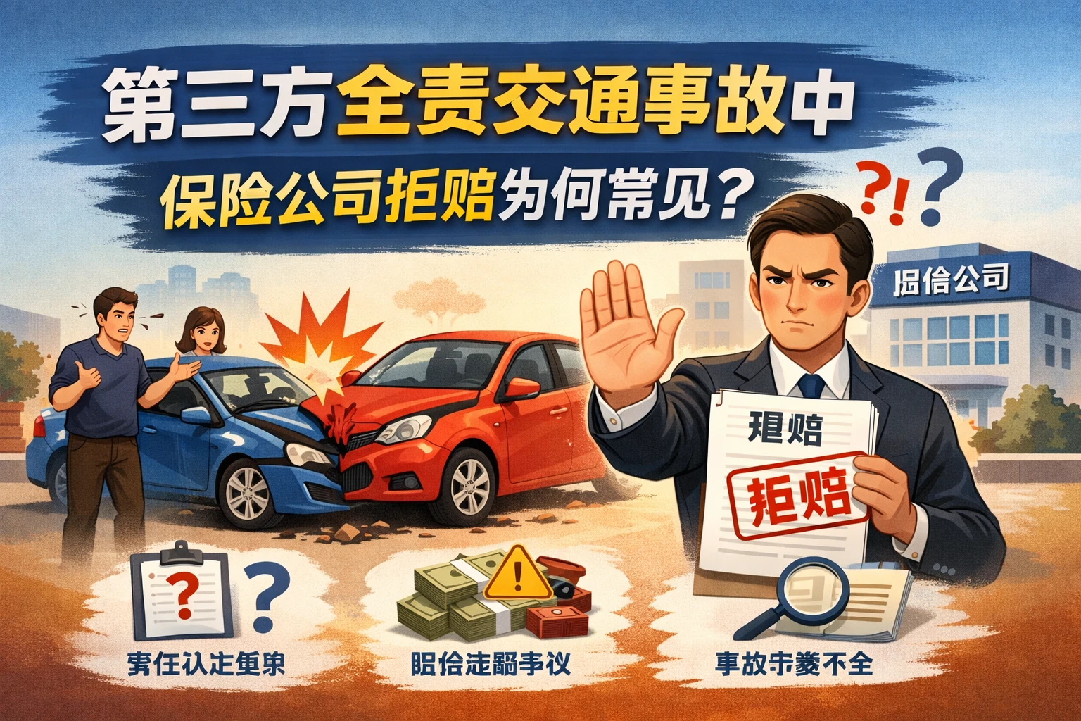 第三方全责交通事故中，保险公司拒赔为何常见