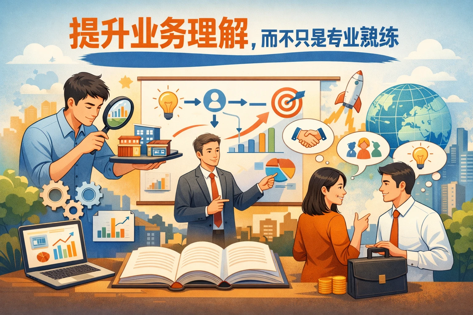 提升业务理解，而不只是专业熟练