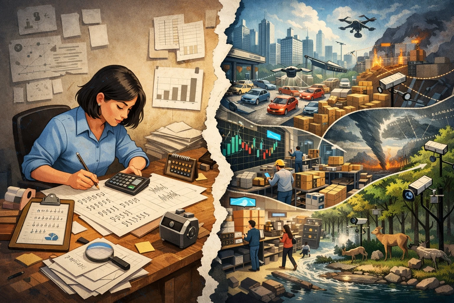 手工统计难以覆盖复杂场景