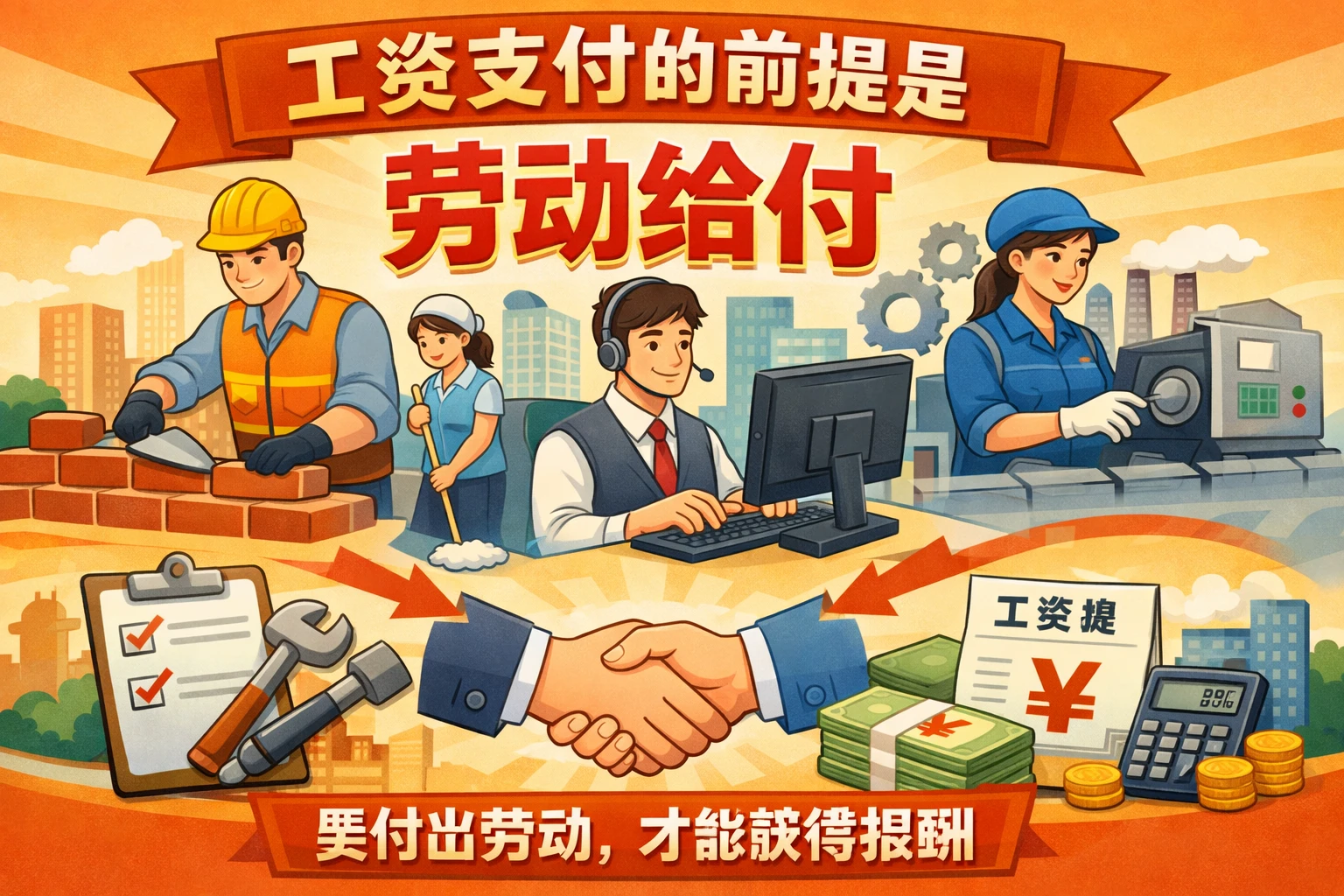 工资支付的前提是劳动给付