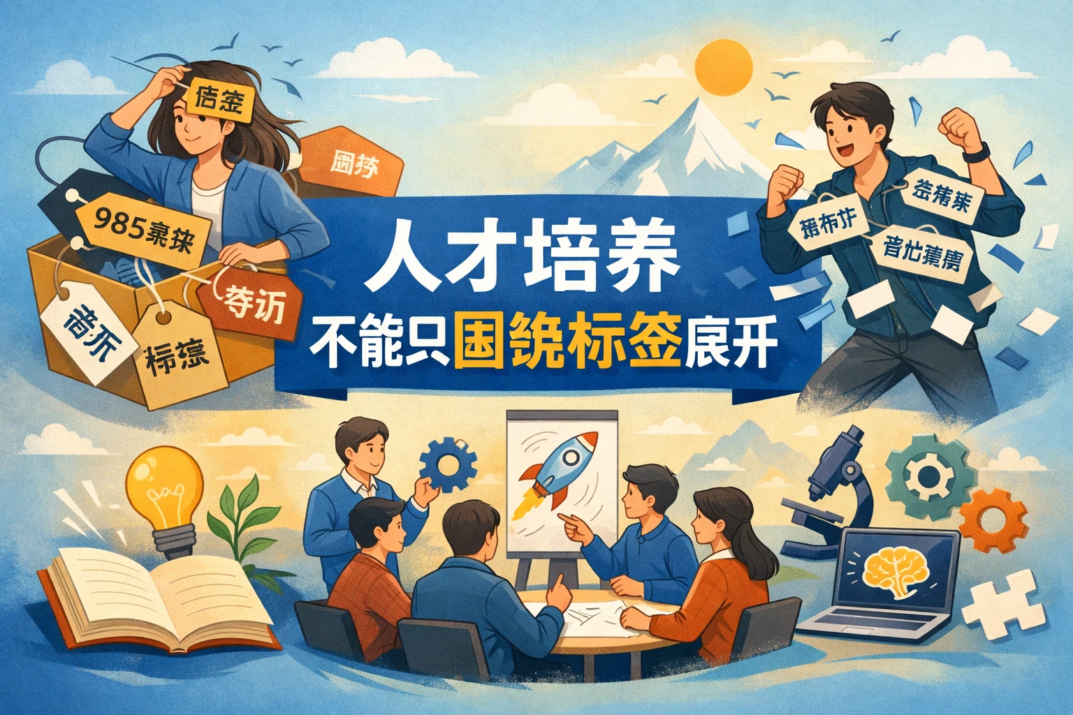 人才培养不能只围绕标签展开
