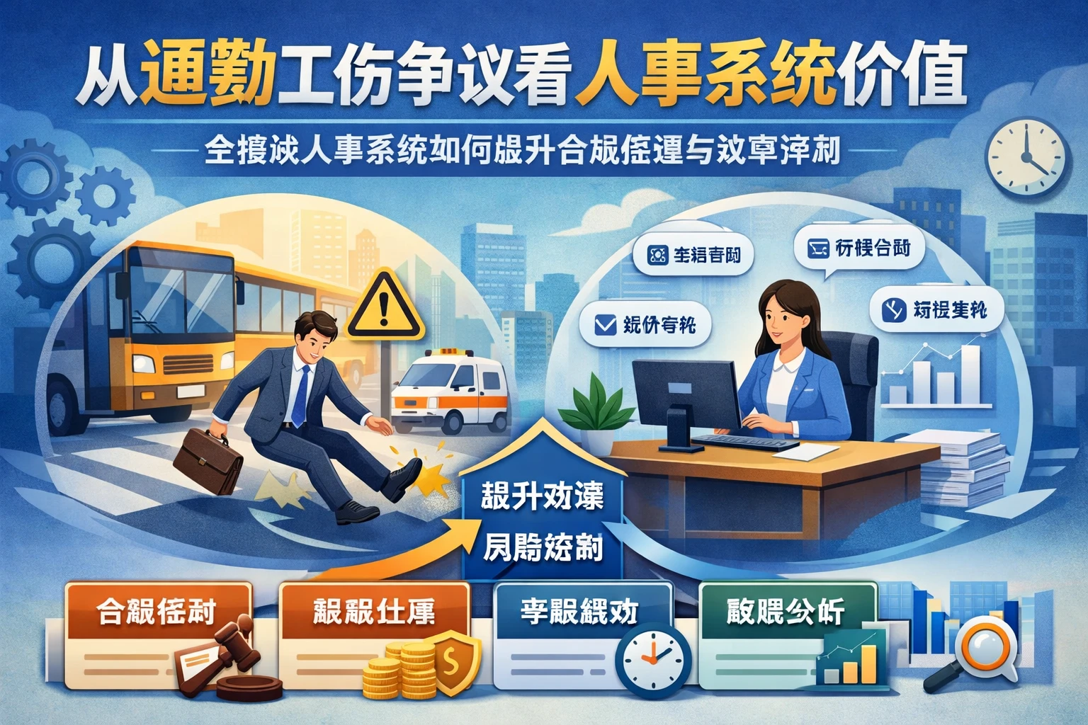 从通勤工伤争议看人事系统价值:全模块人事系统如何提升合规管理与效率评测