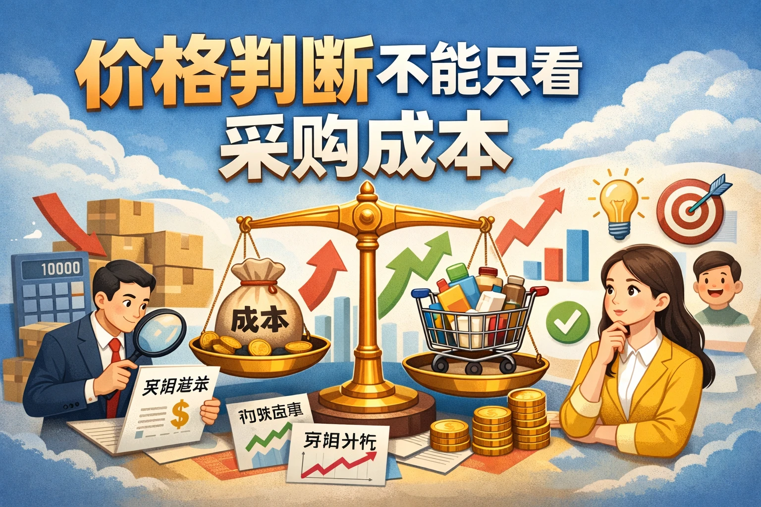 价格判断不能只看采购成本