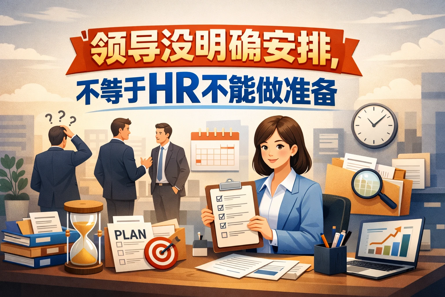 领导没明确安排，不等于HR不能做准备