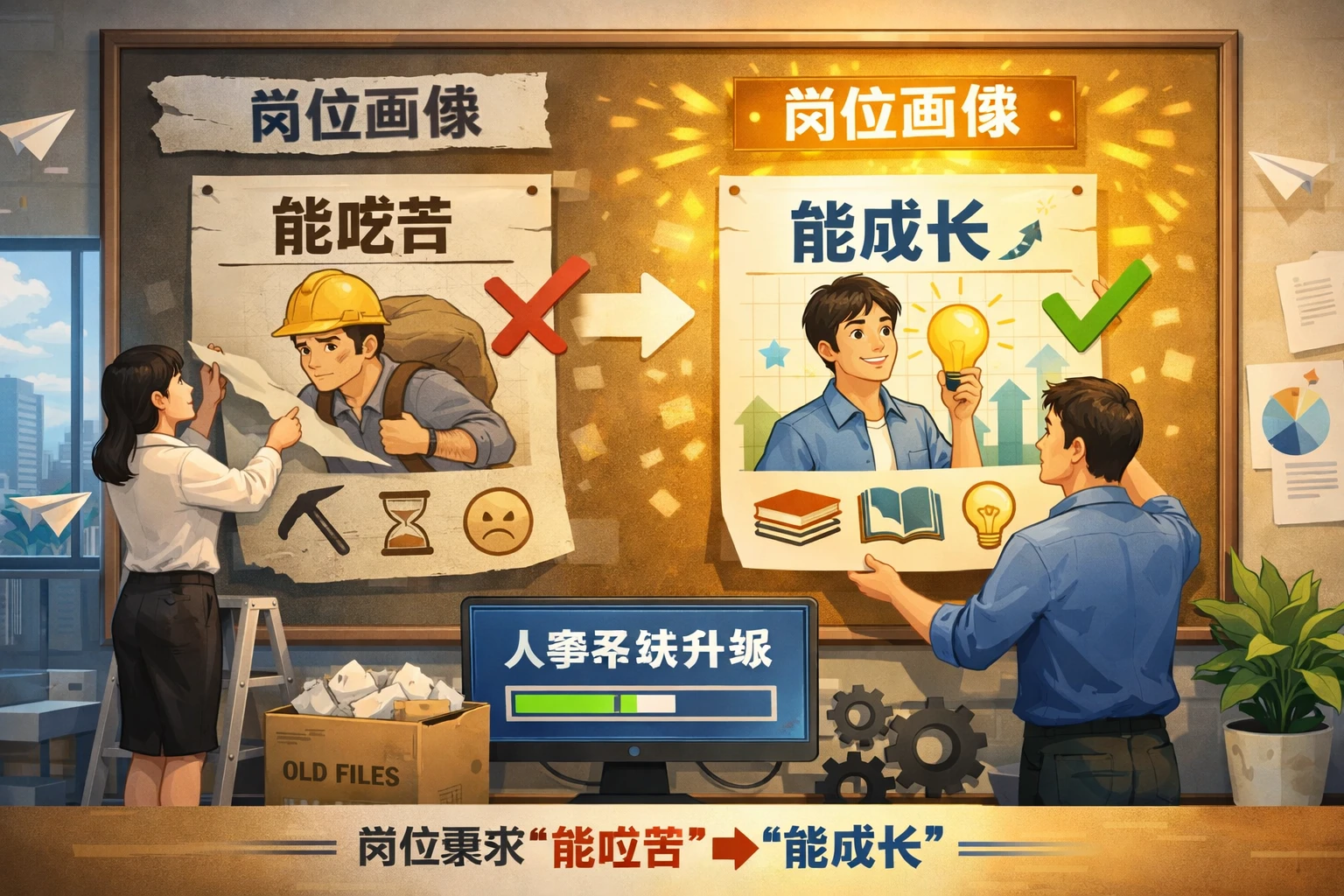 用人事系统升级，把岗位画像从“能吃苦”改成“能成长”