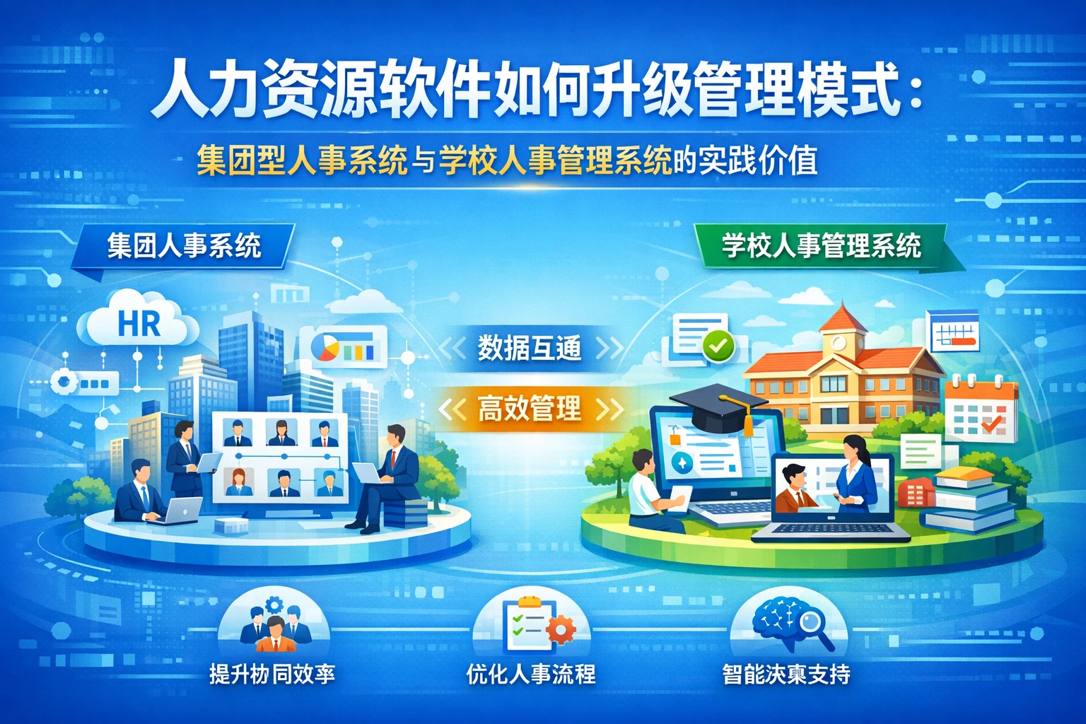 人力资源软件如何升级管理模式：集团型人事系统与学校人事管理系统的实践价值