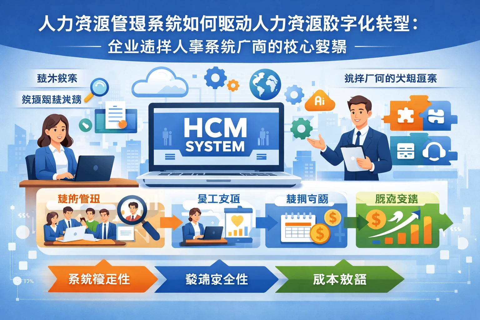 人力资源管理系统如何驱动人力资源数字化转型：企业选择人事系统厂商的核心逻辑