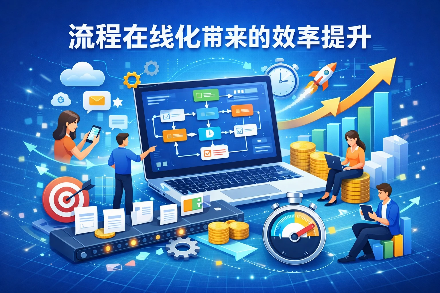 流程在线化带来的效率提升