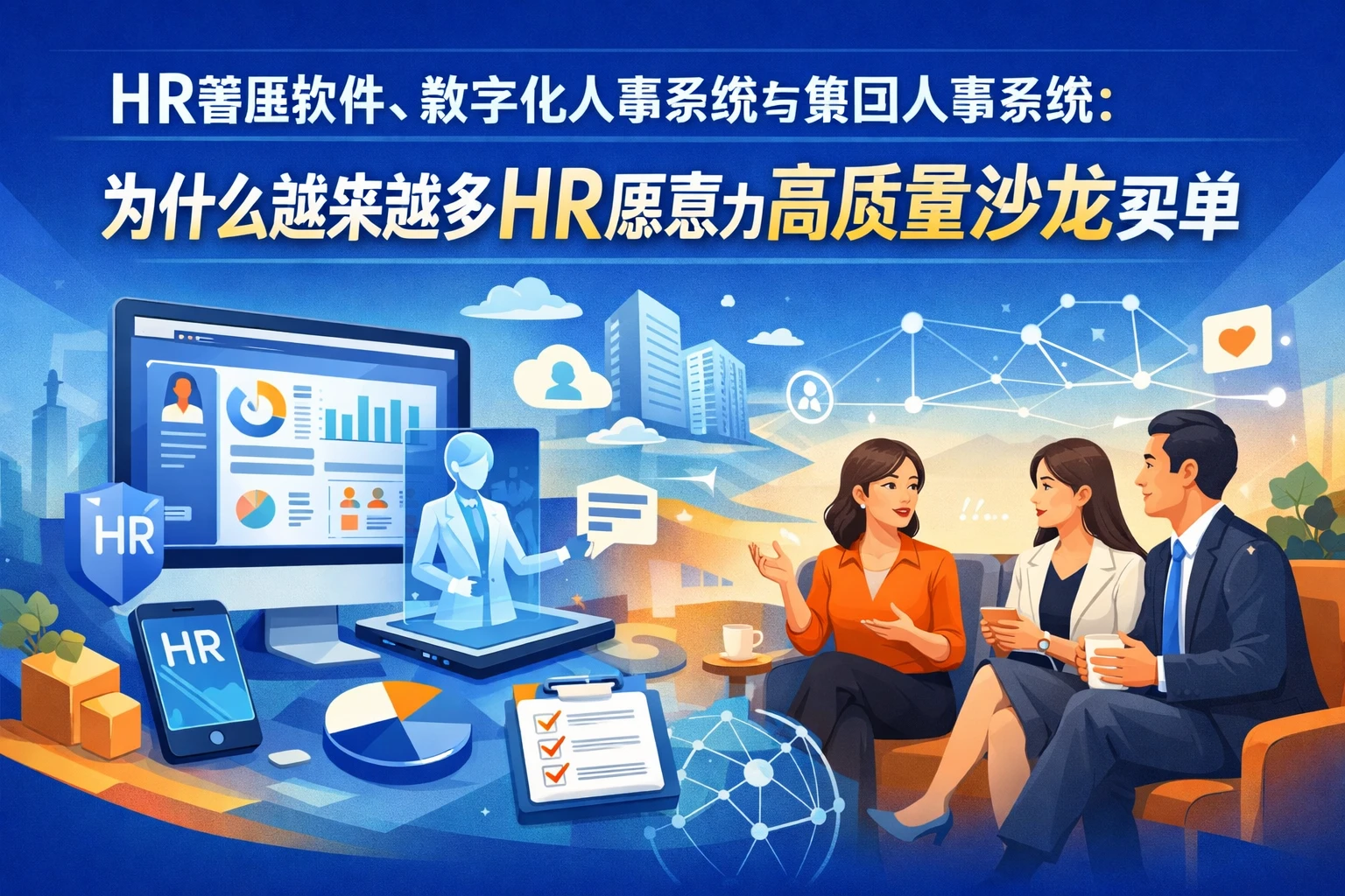 HR管理软件、数字化人事系统与集团人事系统：为什么越来越多HR愿意为高质量沙龙买单
