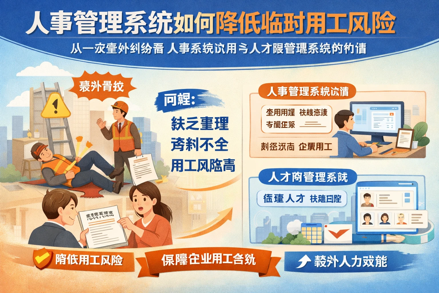 人事管理系统如何降低临时用工风险：从一次意外纠纷看人事系统试用与人才库管理系统的价值