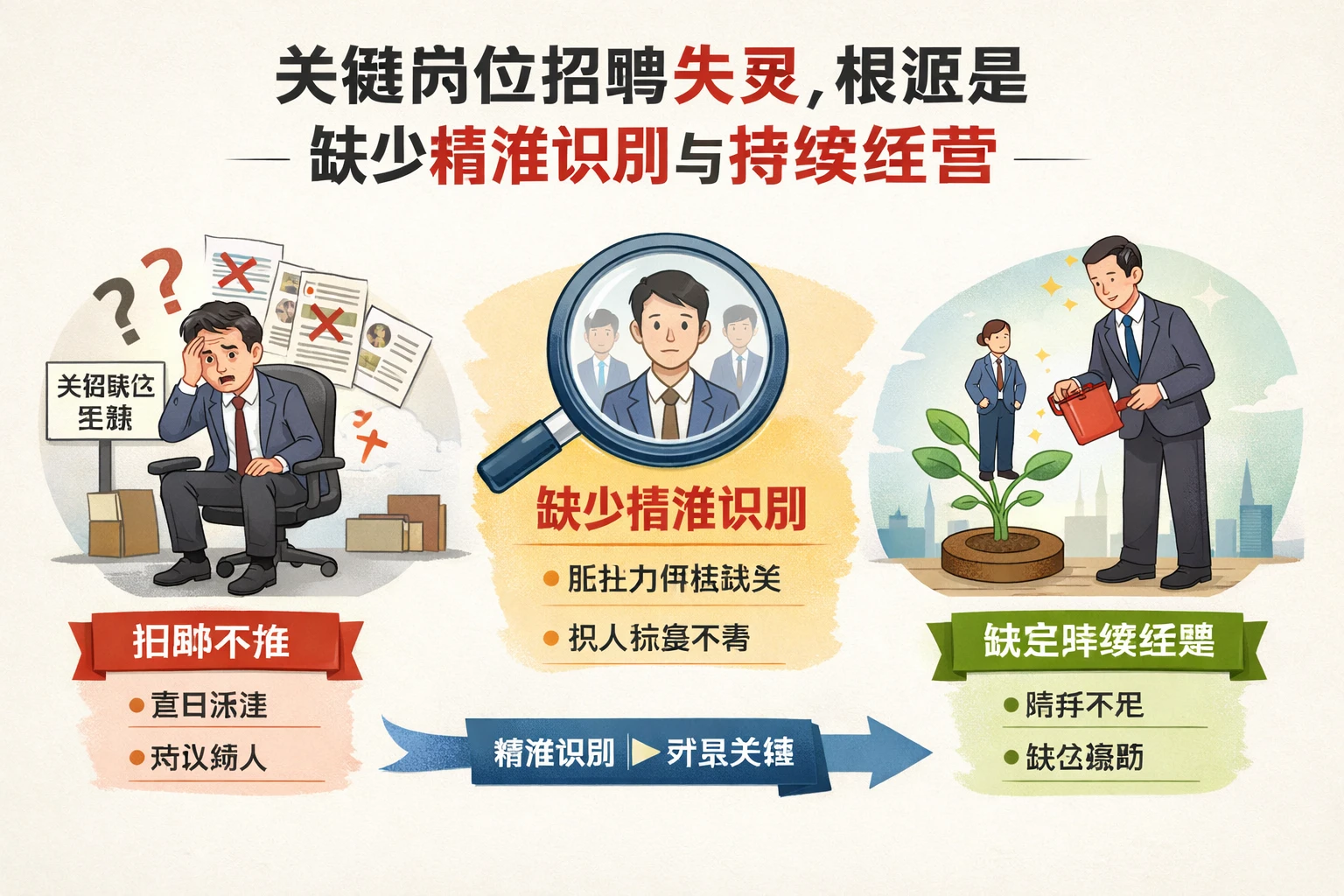 关键岗位招聘失灵，根源是缺少精准识别与持续经营