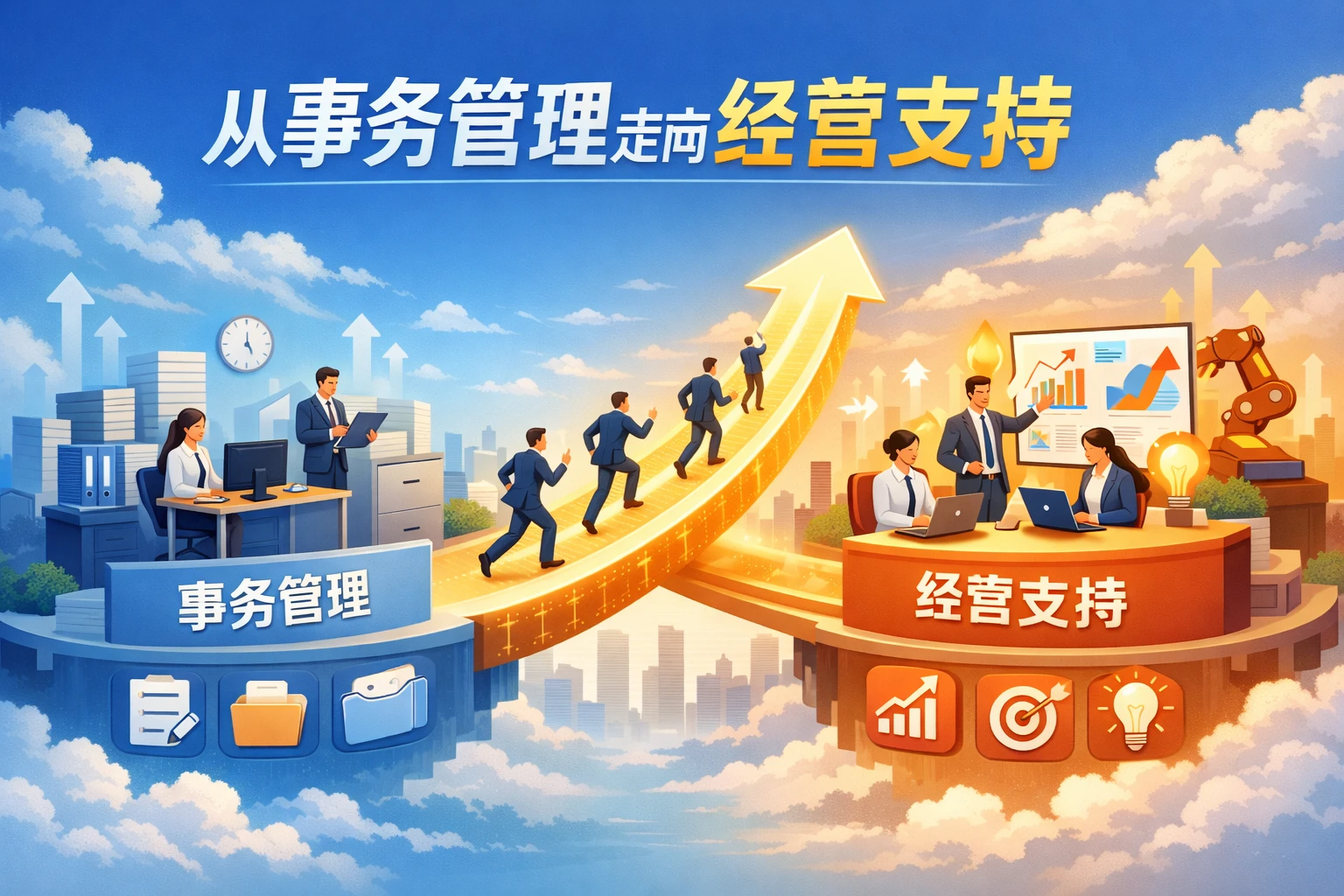 从事务管理走向经营支持