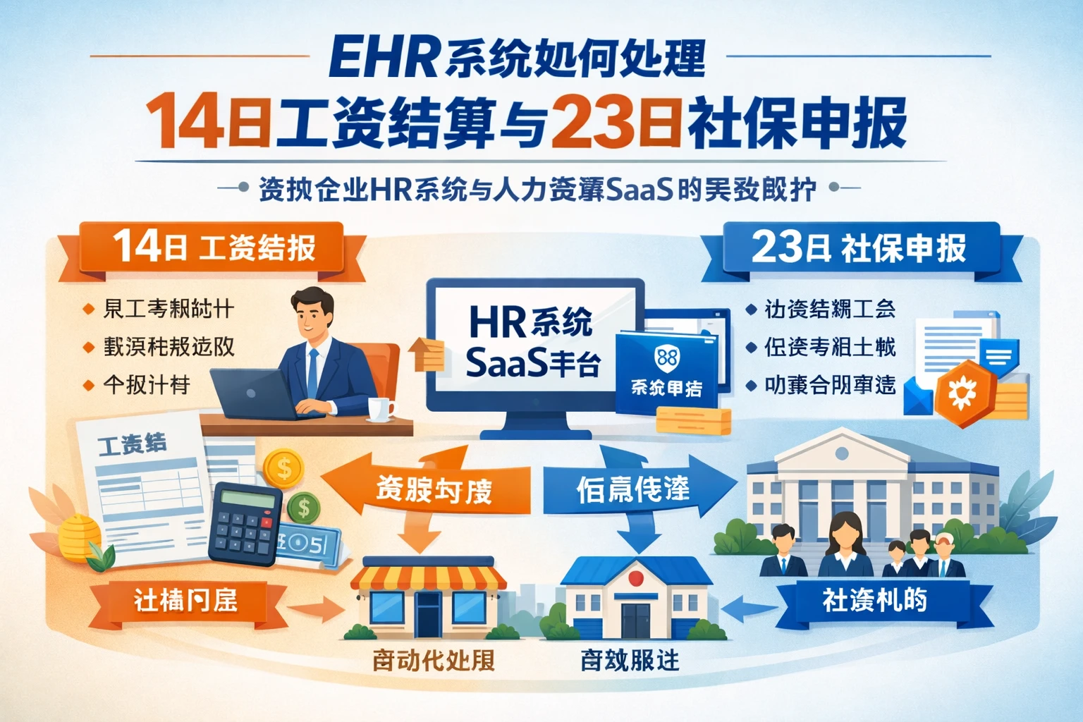 ehr系统如何处理14日工资结算与23日社保申报:连锁企业HR系统与人力资源SaaS的实务解析