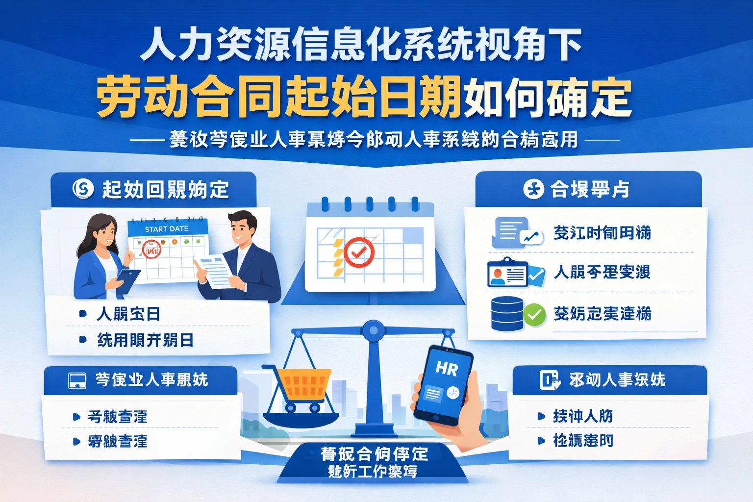 人力资源信息化系统视角下，劳动合同起始日期如何确定——兼谈零售业人事系统与移动人事系统的合规应用