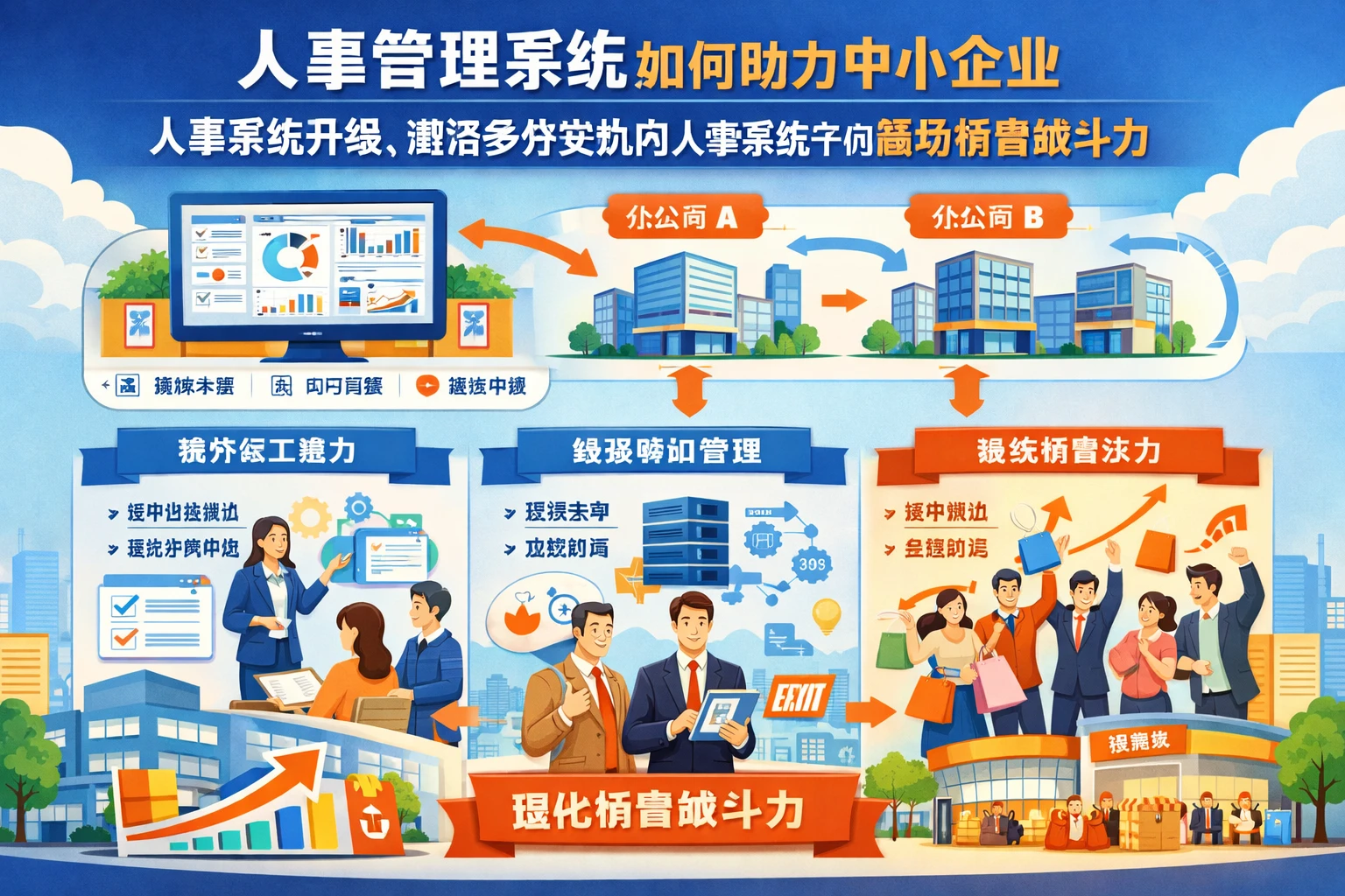 人事管理系统如何助力中小企业人事系统升级，激活多分支机构人事系统下的商场销售战斗力
