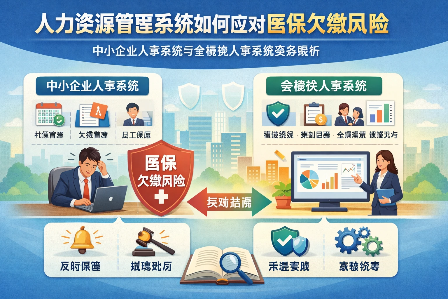 人力资源管理系统如何应对医保欠缴风险：中小企业人事系统与全模块人事系统实务解析