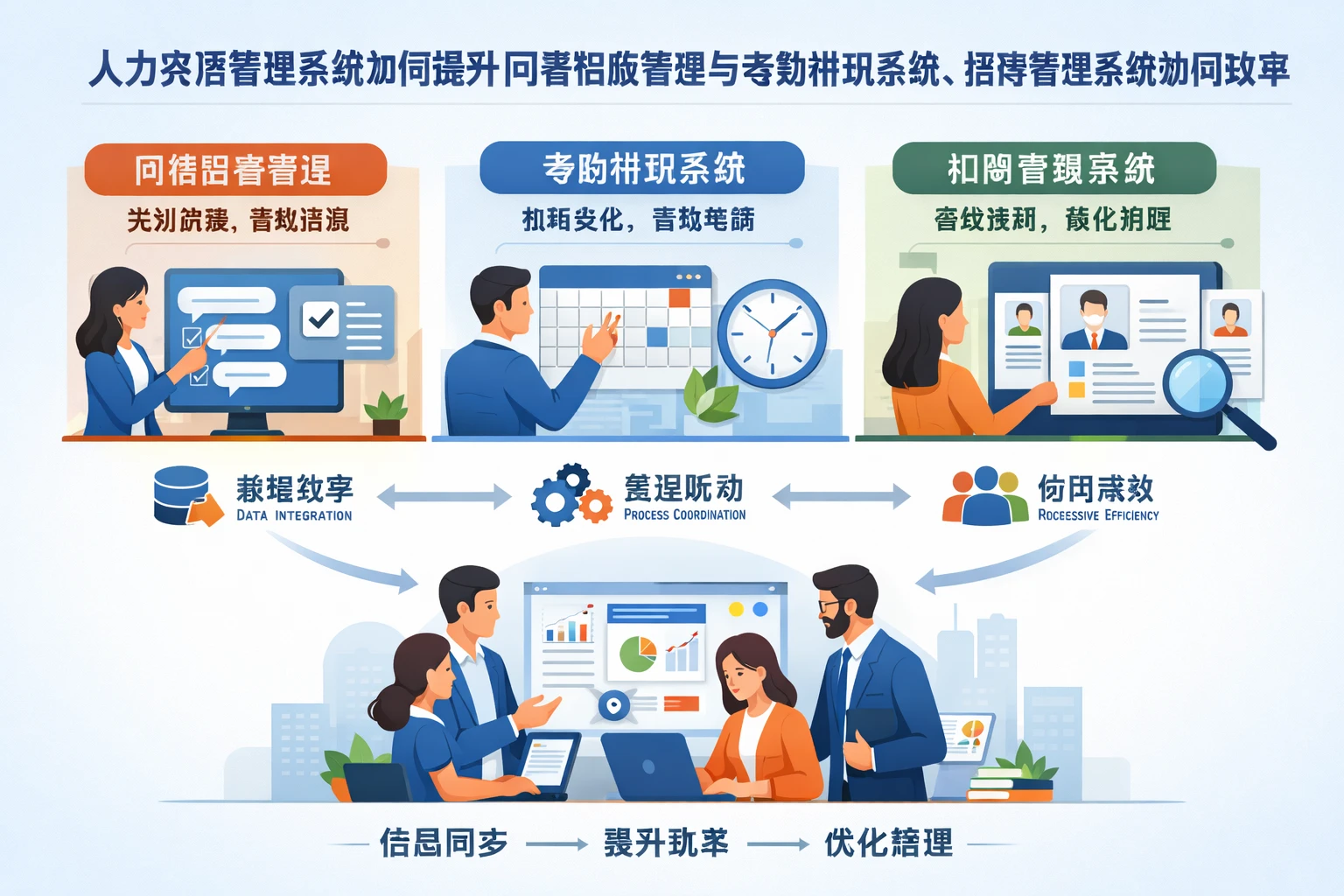 人力资源管理系统如何提升问答留痕管理与考勤排班系统、招聘管理系统协同效率