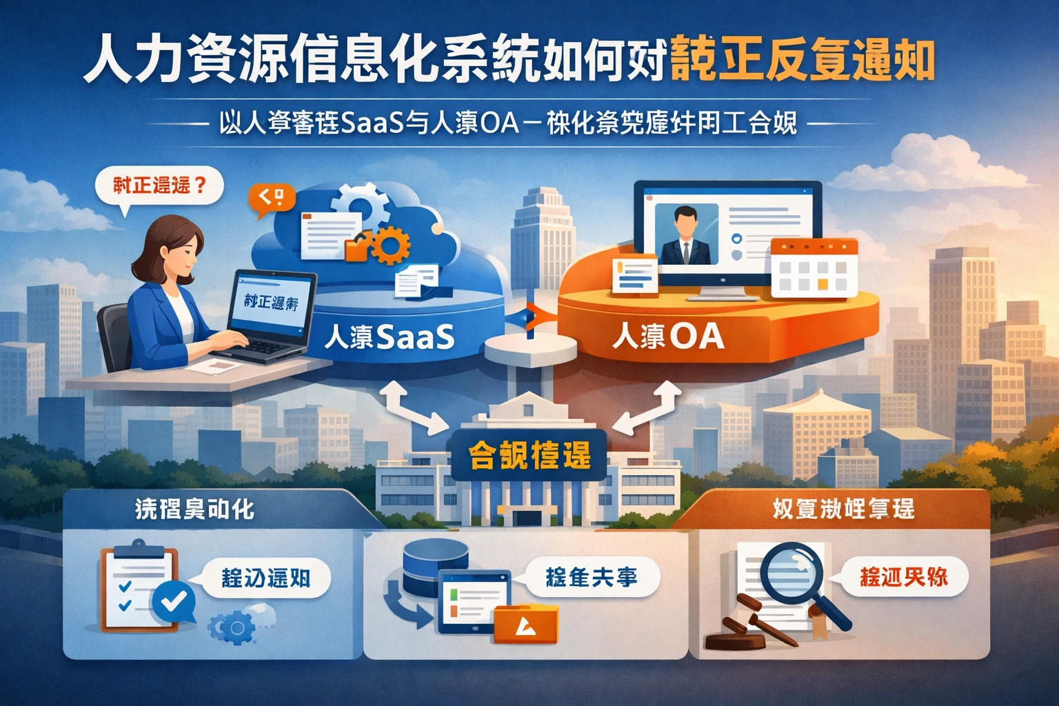 人力资源信息化系统如何应对转正反复通知：以人事管理SaaS与人事OA一体化系统提升用工合规