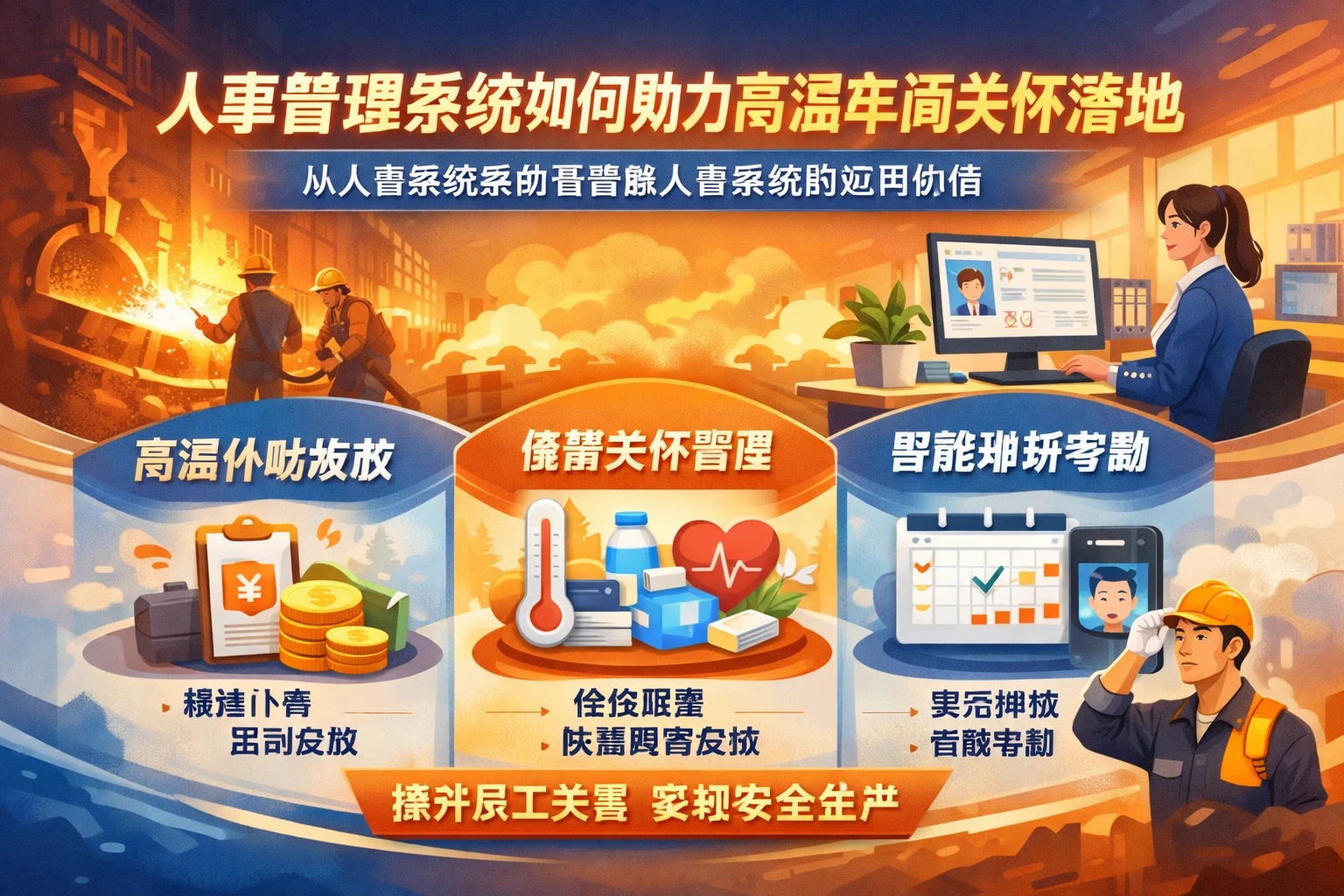 人事管理系统如何助力高温车间关怀落地：从人事系统案例看智能人事系统的应用价值