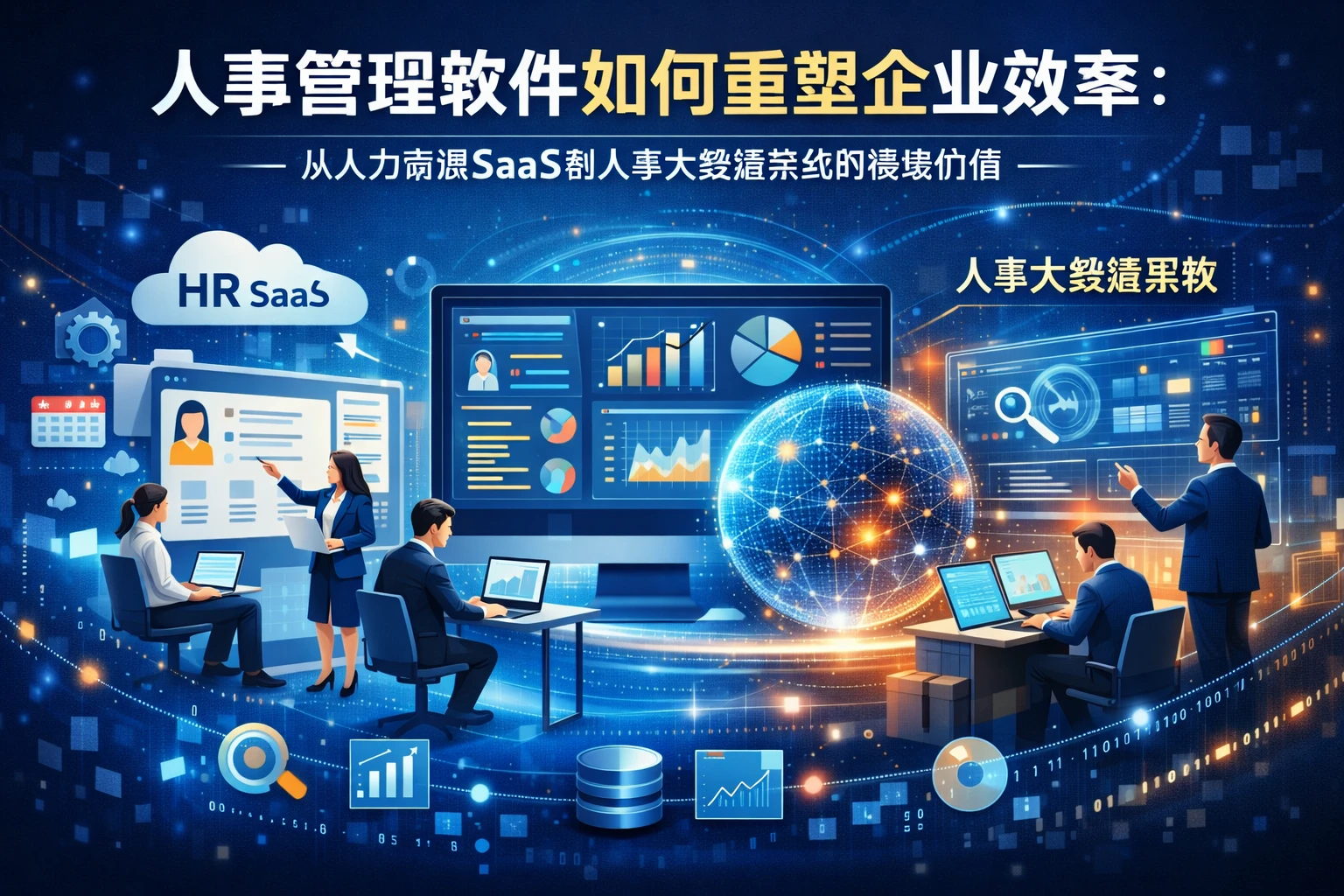 人事管理软件如何重塑企业效率：从人力资源SaaS到人事大数据系统的落地价值