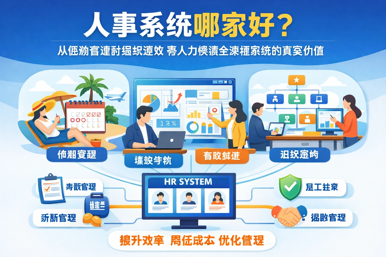 人事系统哪家好?从假期管理到组织提效,看人力资源全流程系统的真实价值