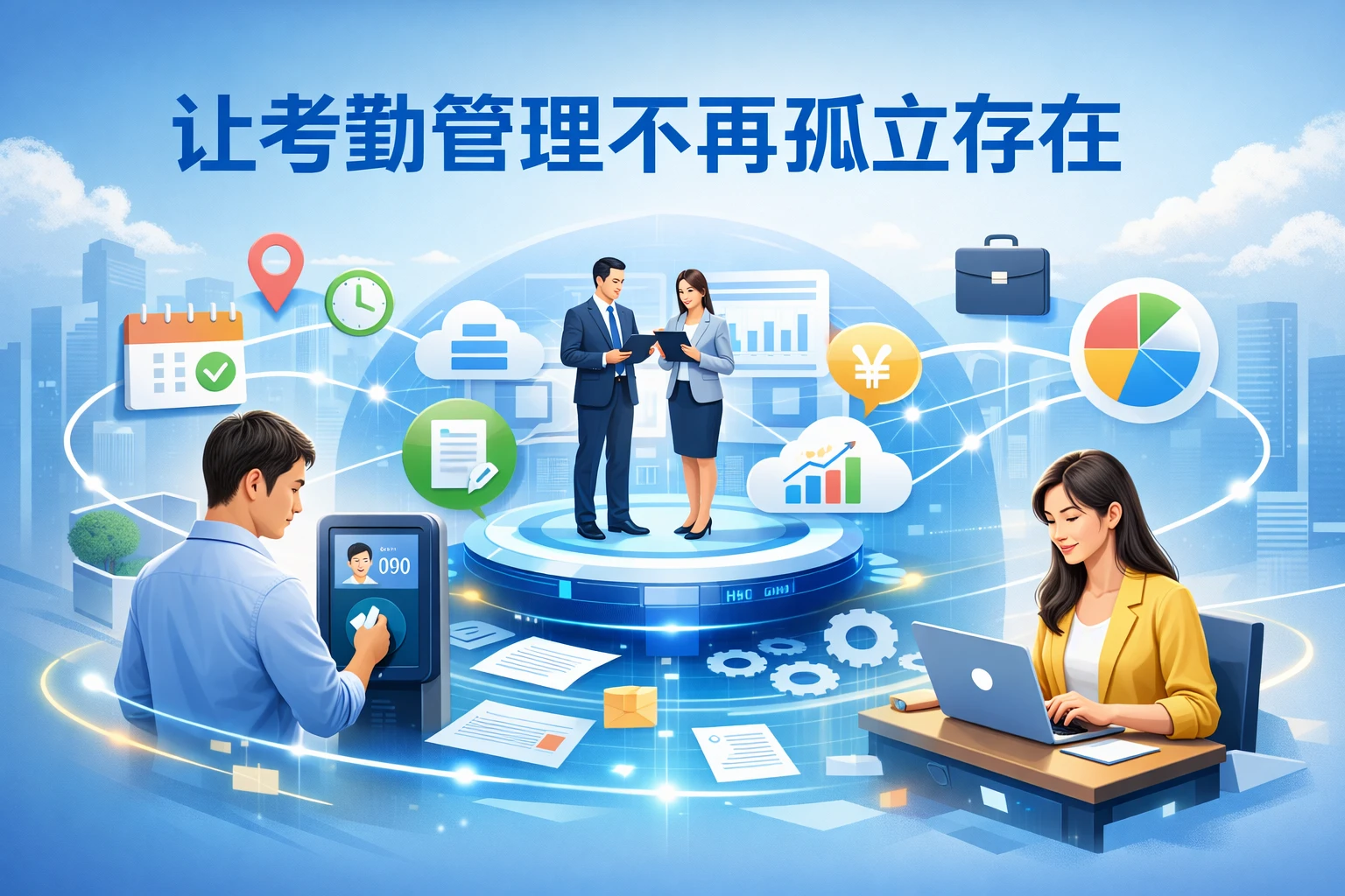 让考勤管理不再孤立存在