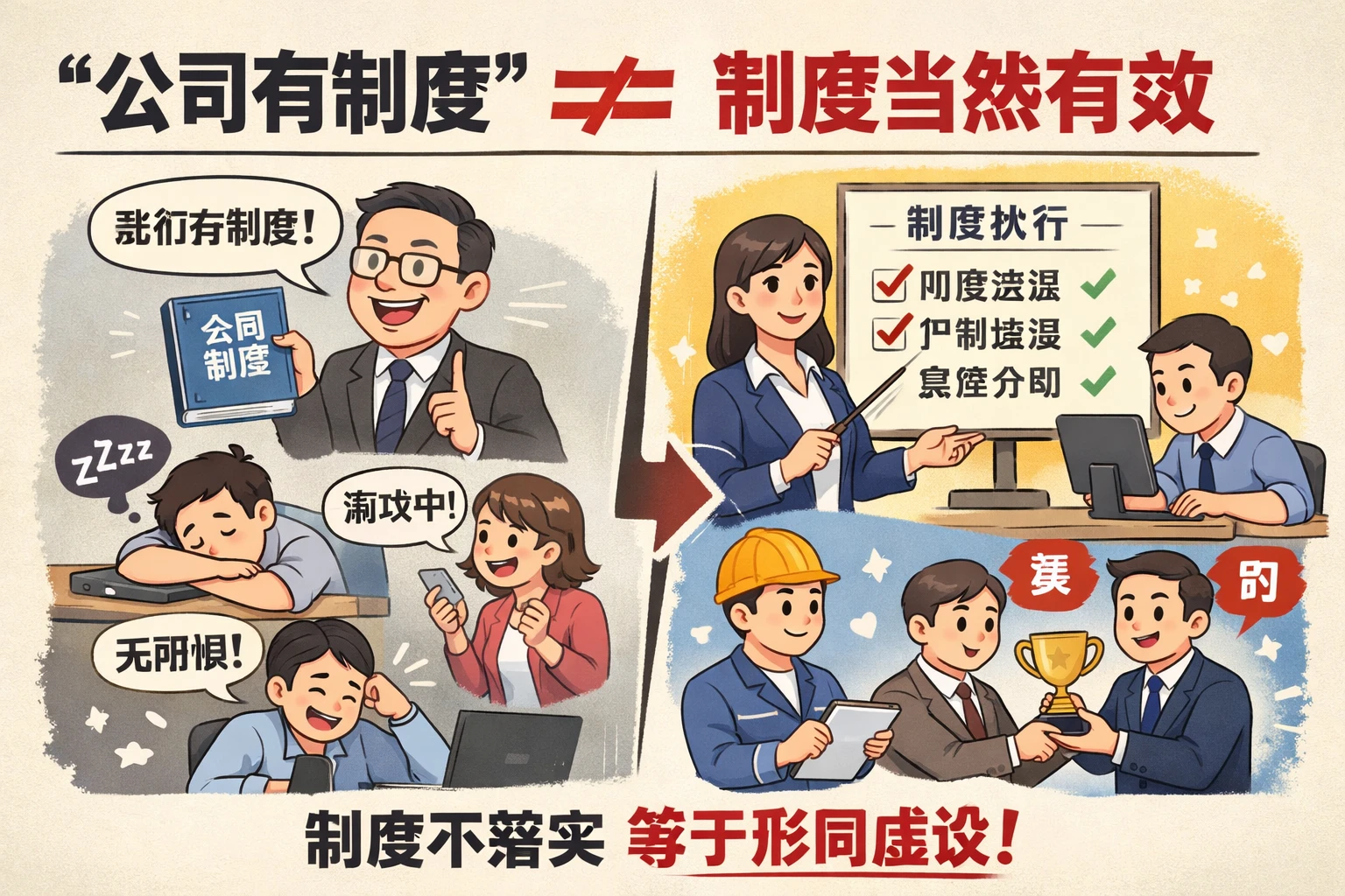 “公司有制度”不等于制度当然有效