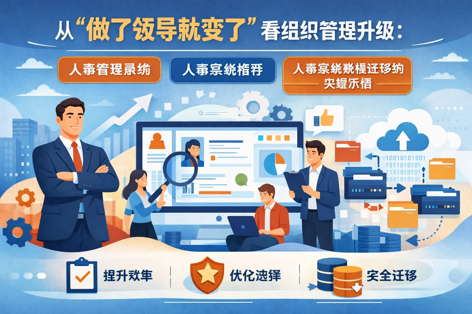 从“做了领导就变了”看组织管理升级：人事管理系统、人事系统推荐与人事系统数据迁移的关键价值