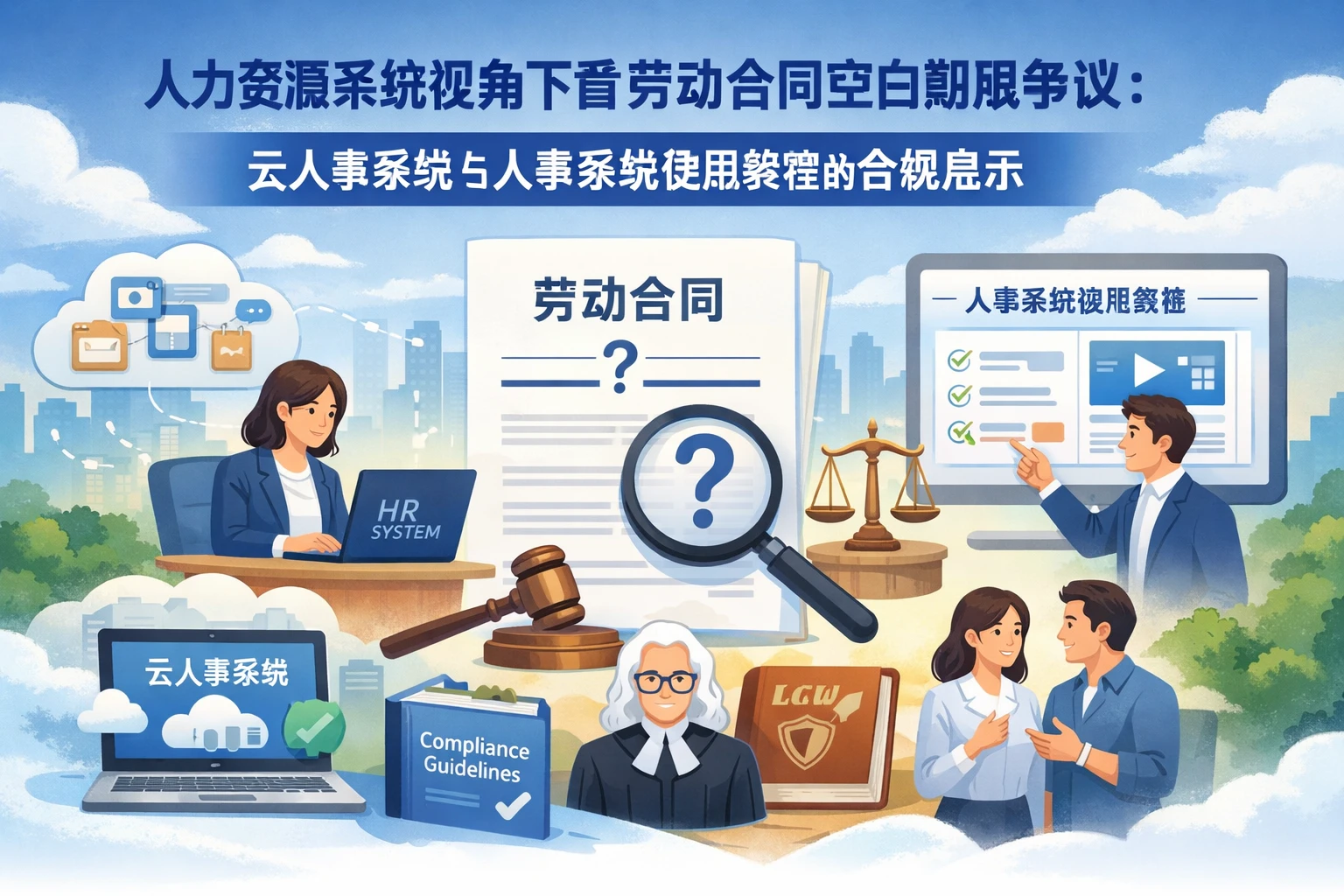 人力资源系统视角下看劳动合同空白期限争议：云人事系统与人事系统使用教程的合规启示