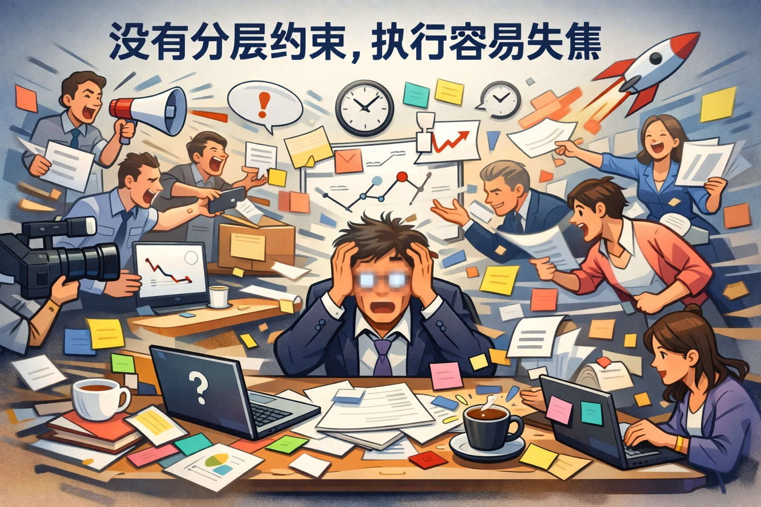 没有分层约束，执行容易失焦