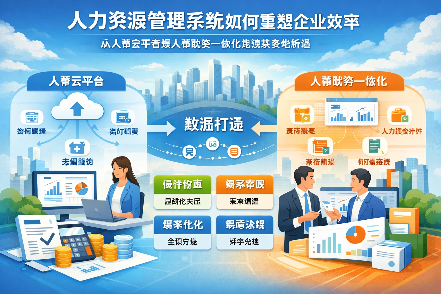 人力资源管理系统如何重塑企业效率：从人事云平台到人事财务一体化系统的落地价值