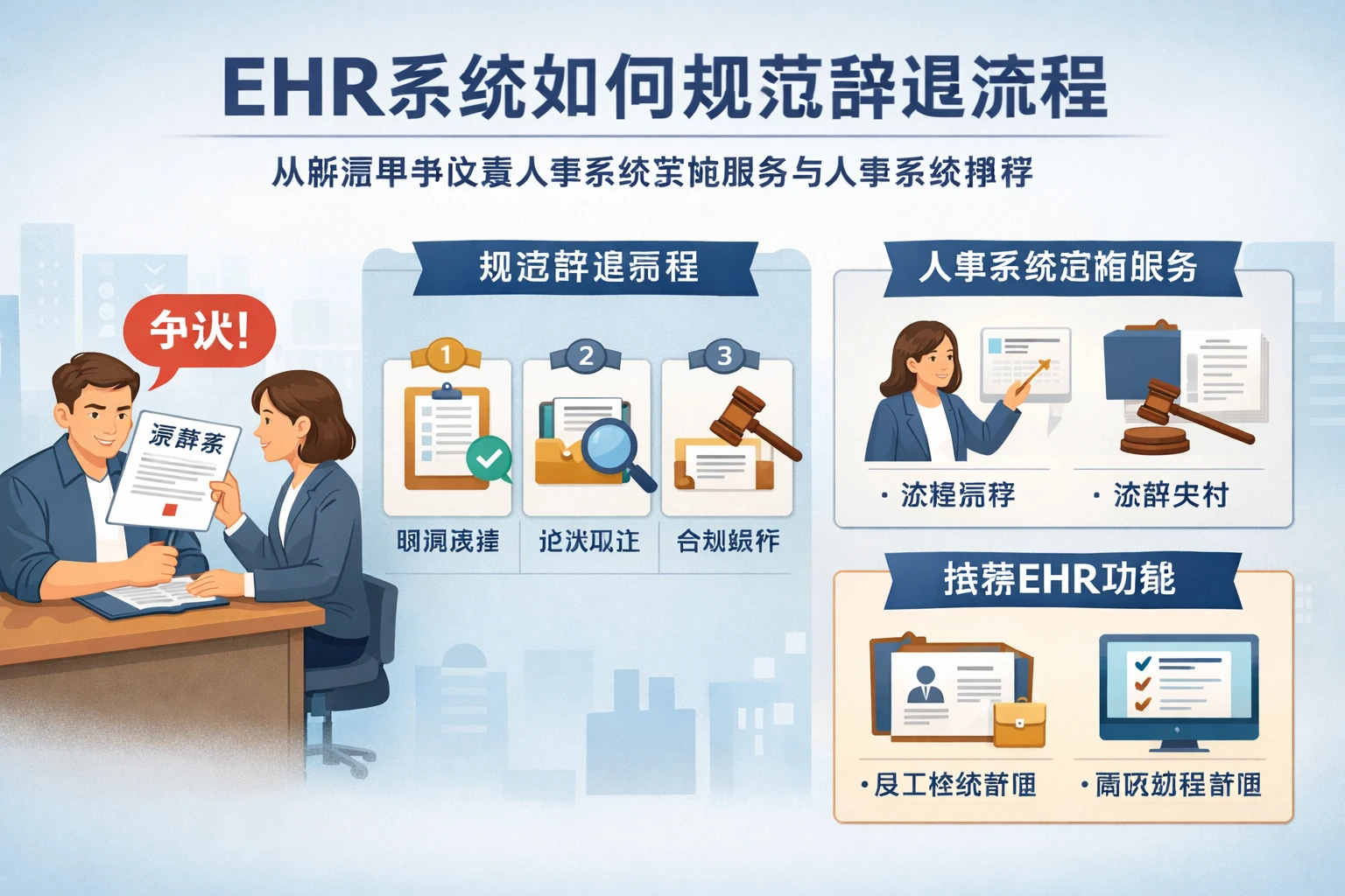 ehr系统如何规范辞退流程：从解雇单争议看人事系统实施服务与人事系统推荐