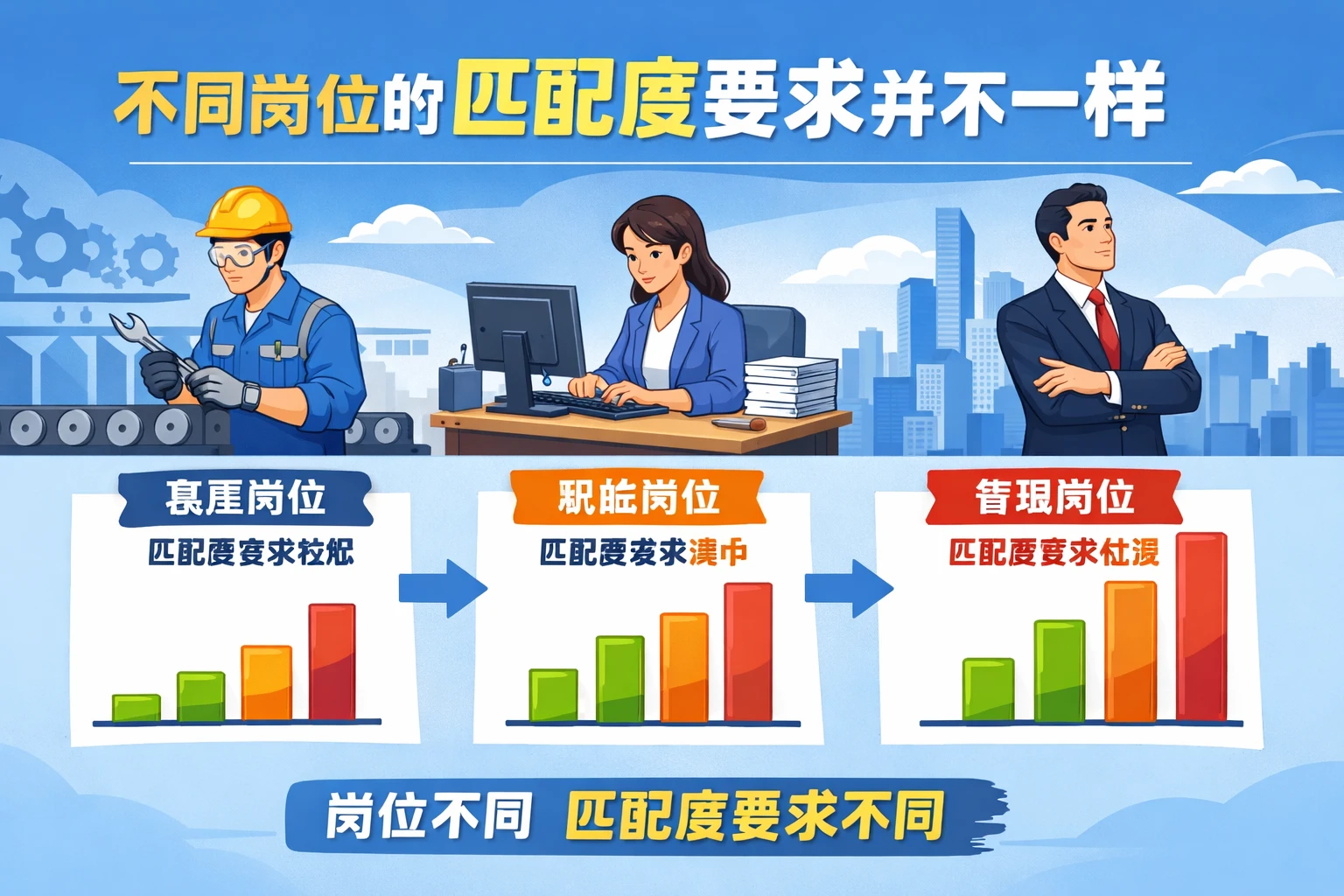 不同岗位的匹配度要求并不一样