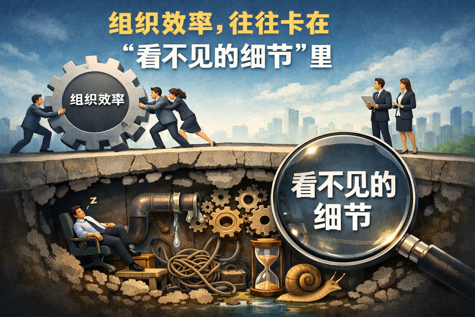 组织效率，往往卡在“看不见的细节”里