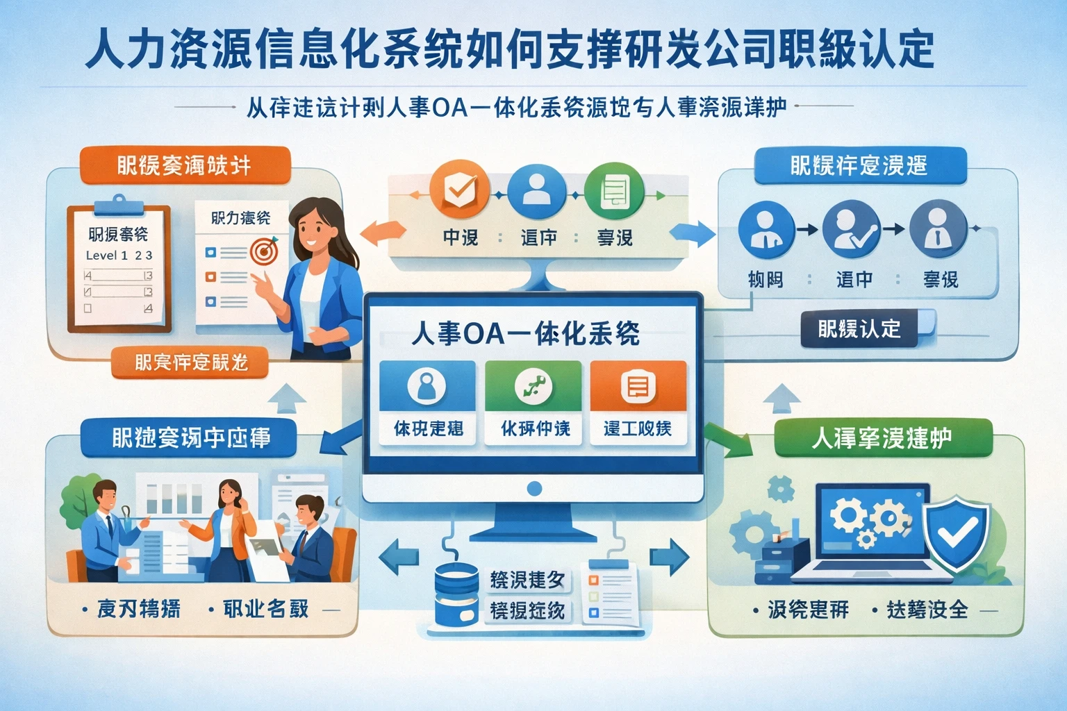 人力资源信息化系统如何支撑研发公司职级认定：从标准设计到人事OA一体化系统落地与人事系统维护