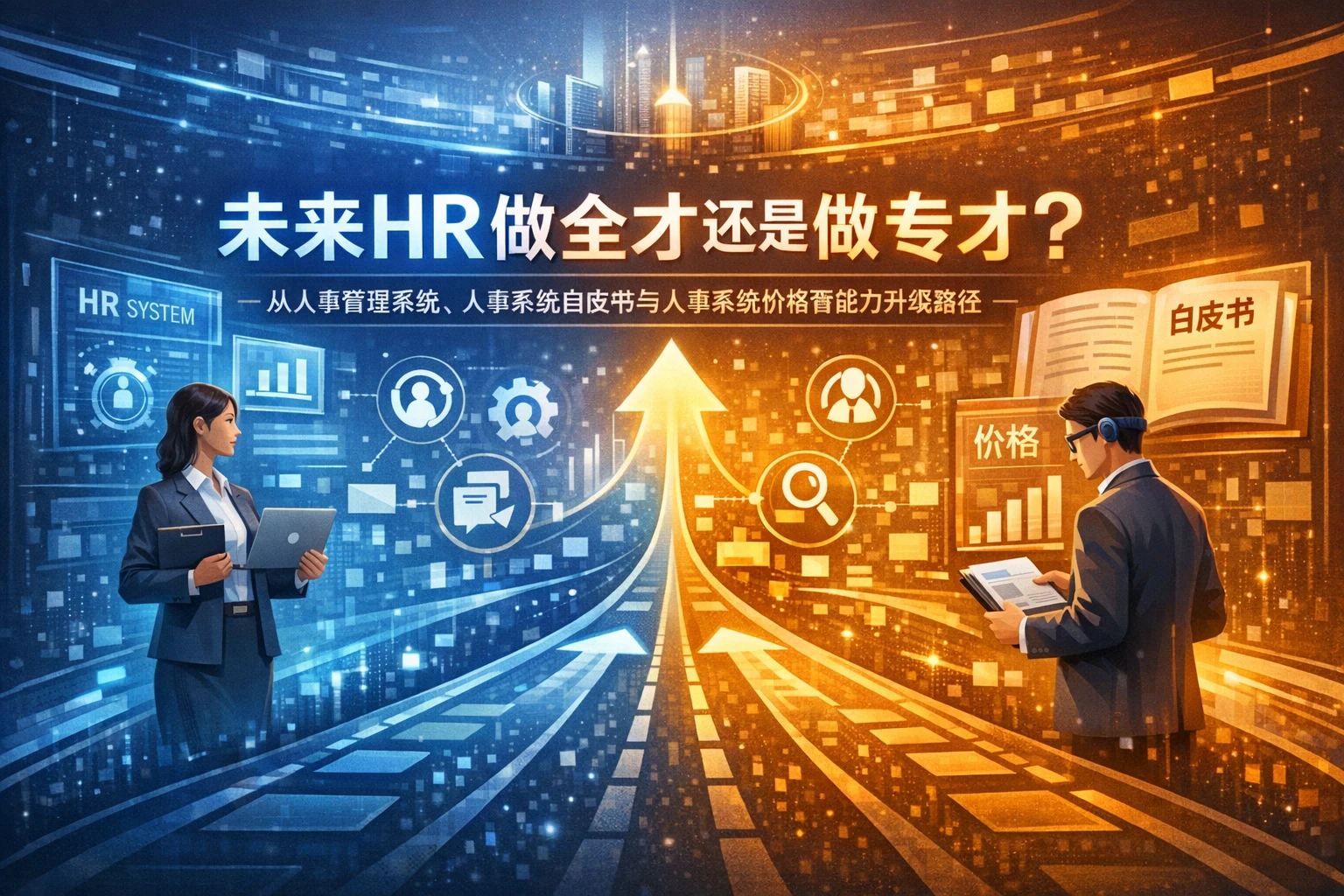 未来HR做全才还是做专才?从人事管理系统、人事系统白皮书与人事系统价格看能力升级路径